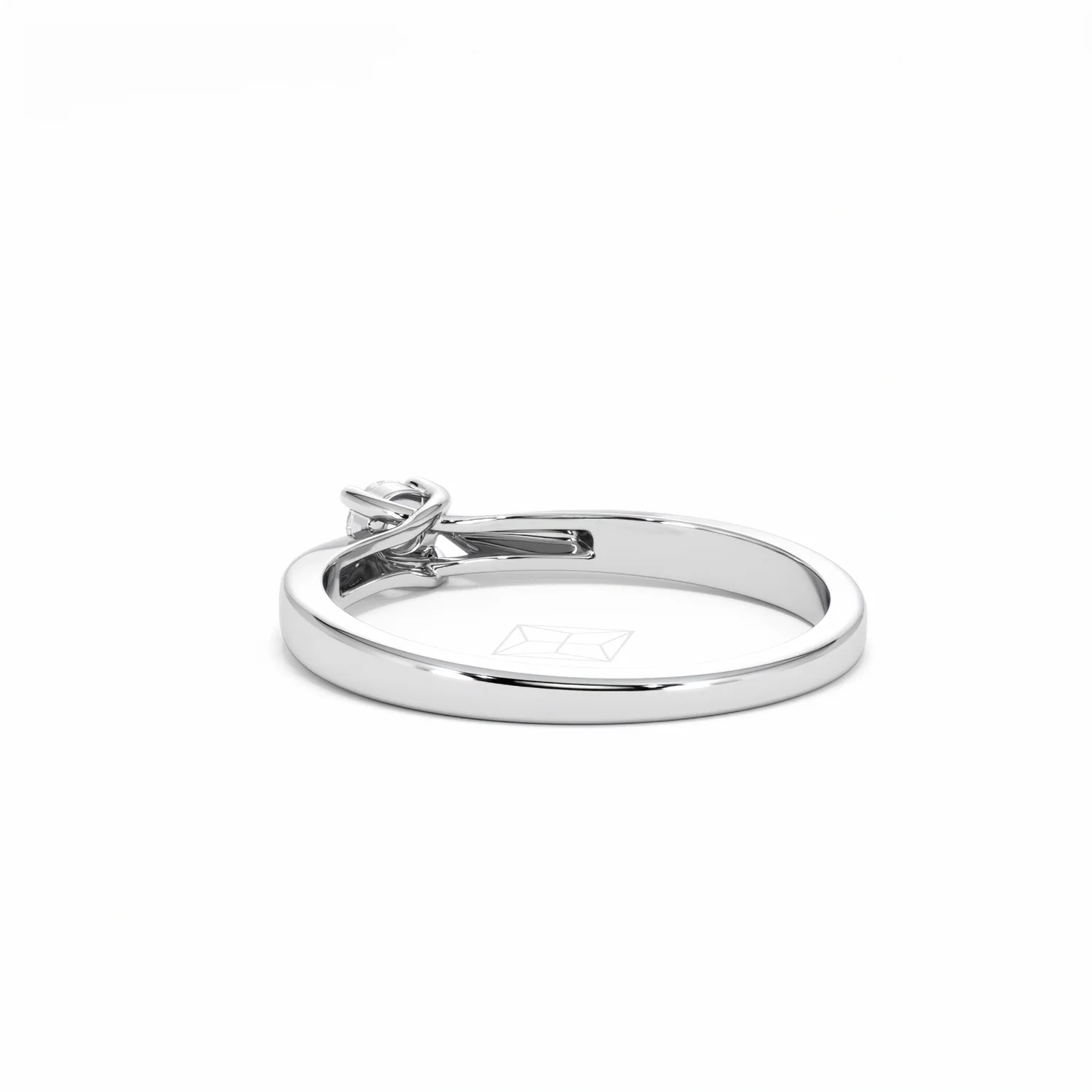Naomi Lab Diamond Engagement Ring 0.15ct H/Si in 925 Silver - Image 55