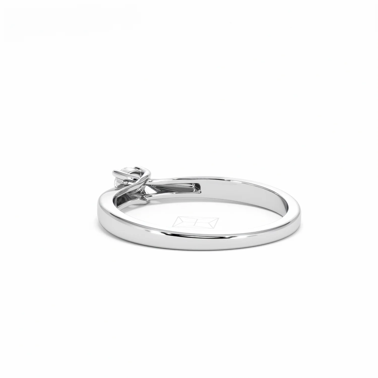 Naomi Lab Diamond Engagement Ring 0.15ct H/Si in 925 Silver - Image 56