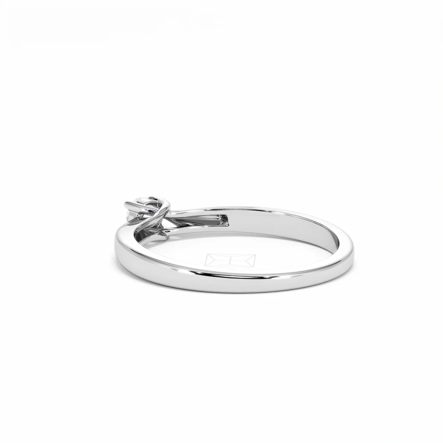 Naomi Lab Diamond Engagement Ring 0.15ct H/Si in 925 Silver - Image 57