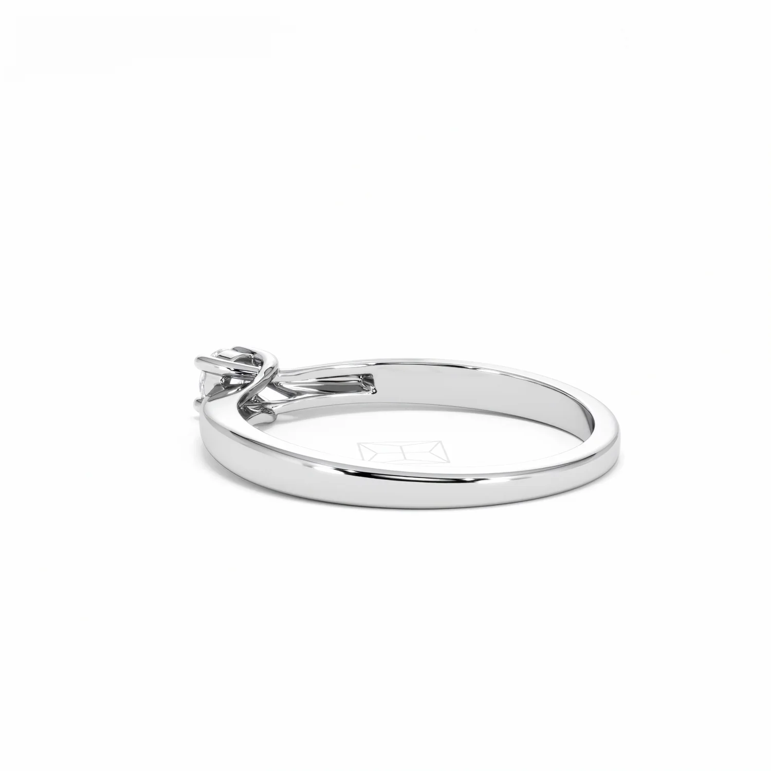 Naomi Lab Diamond Engagement Ring 0.15ct H/Si in 925 Silver - Image 59
