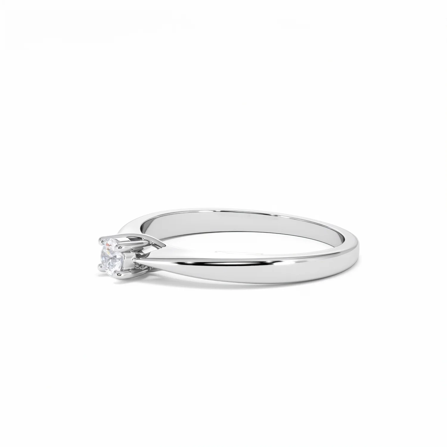 Naomi Lab Diamond Engagement Ring 0.15ct H/Si in 925 Silver - Image 75