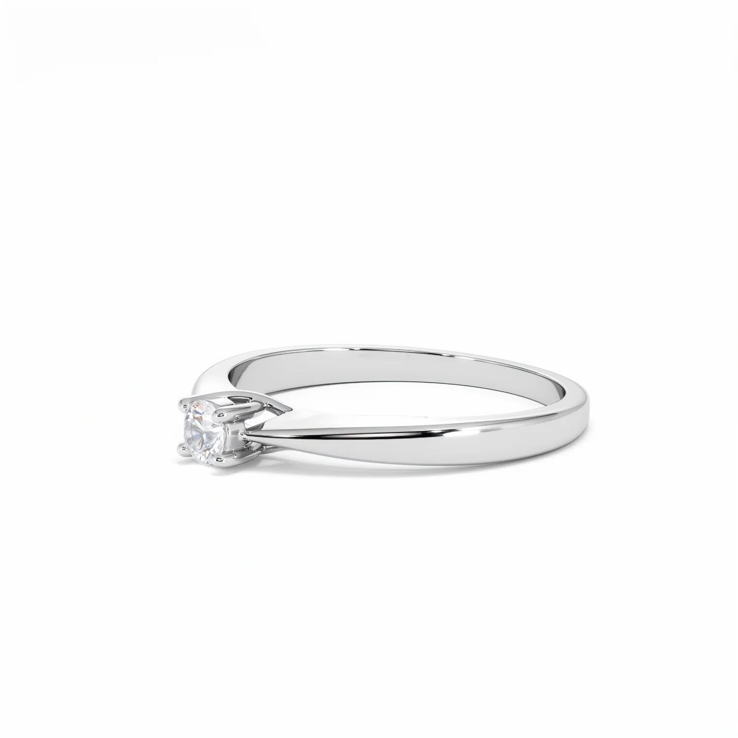 Naomi Lab Diamond Engagement Ring 0.15ct H/Si in 925 Silver - Image 77