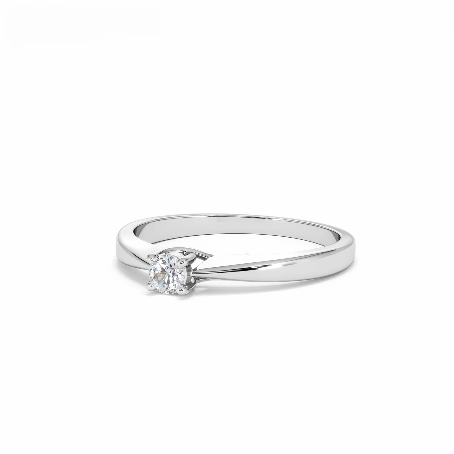 Naomi Lab Diamond Engagement Ring 0.15ct H/Si in 925 Silver - Image 82