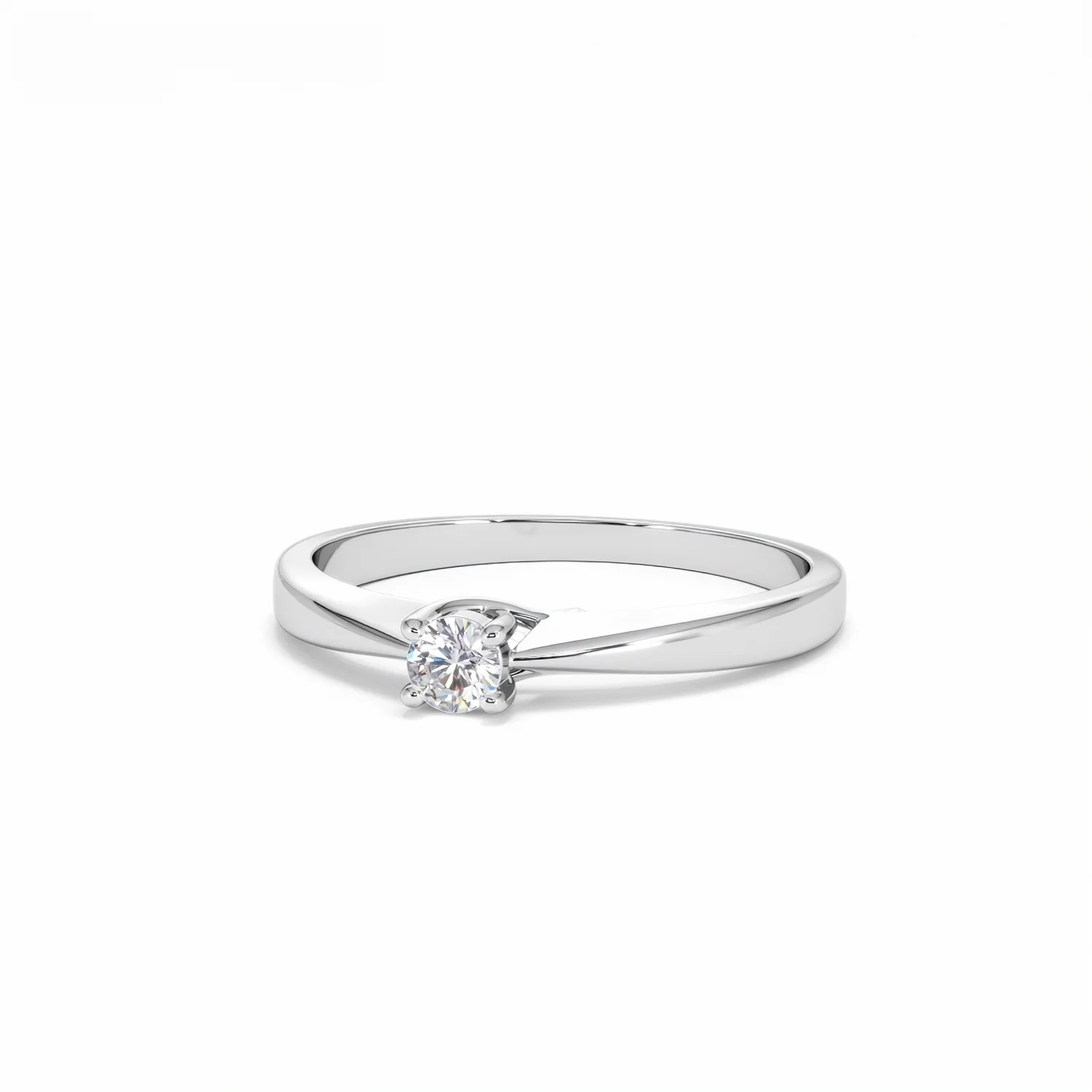 Naomi Lab Diamond Engagement Ring 0.15ct H/Si in 925 Silver - Image 84