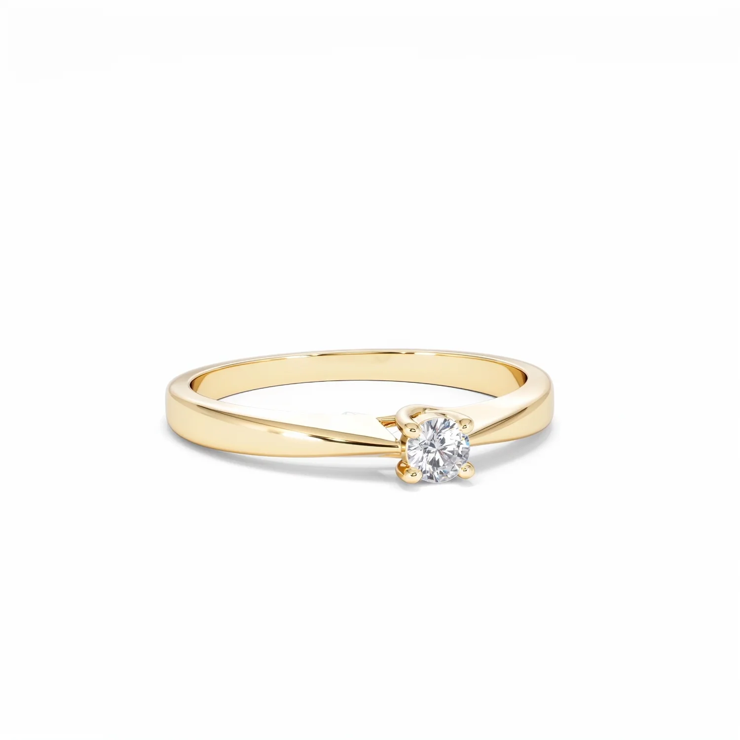 Naomi Lab Diamond Engagement Ring 0.15ct H/Si in 9K Gold - Image 12