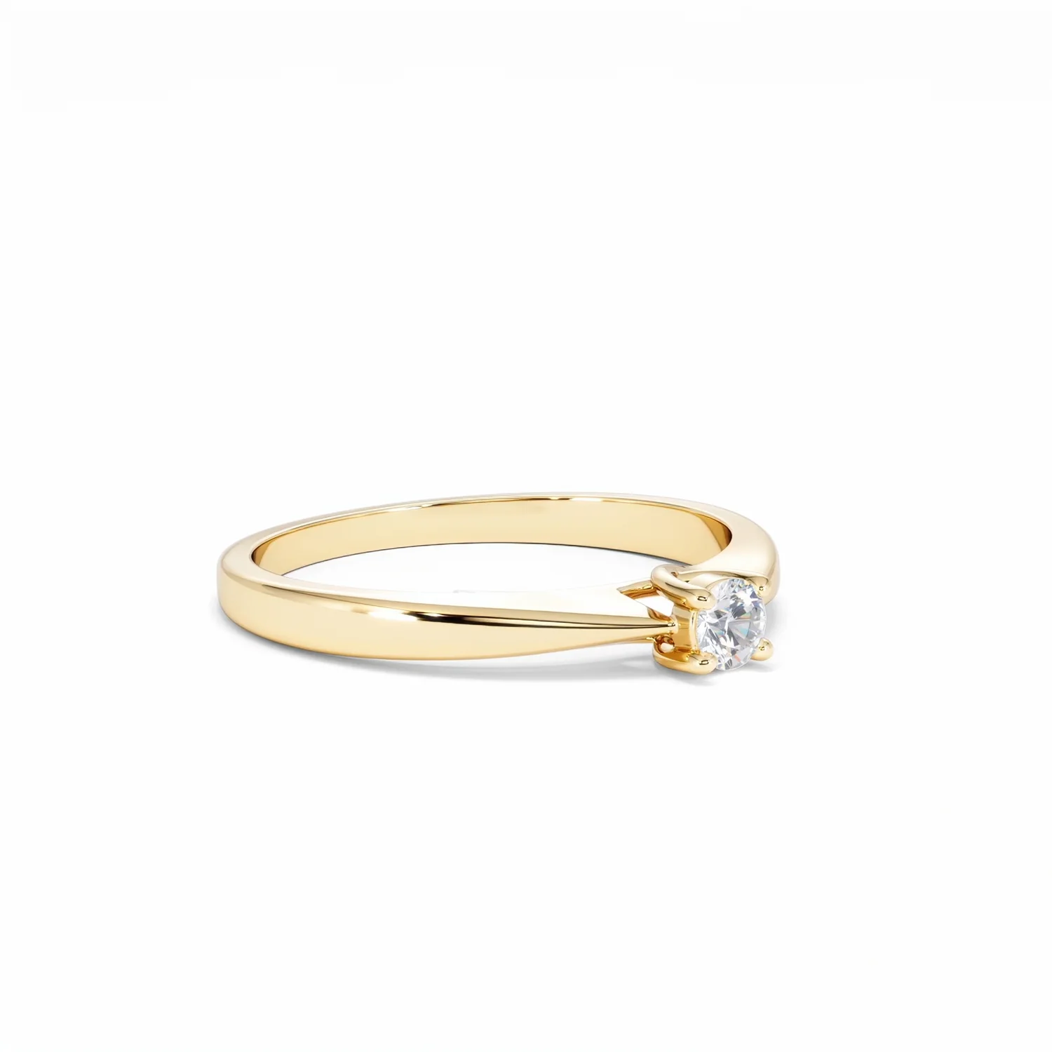 Naomi Lab Diamond Engagement Ring 0.15ct H/Si in 9K Gold - Image 17