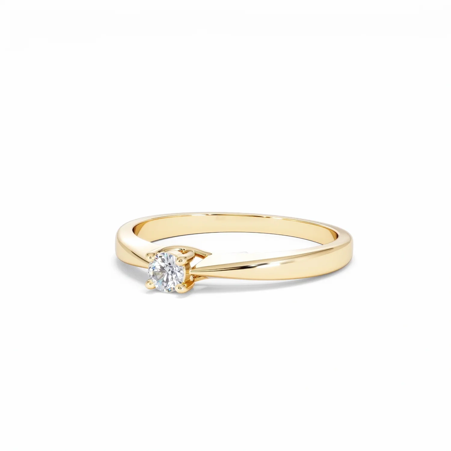 Naomi Lab Diamond Engagement Ring 0.15ct H/Si in 9K Gold - Image 82