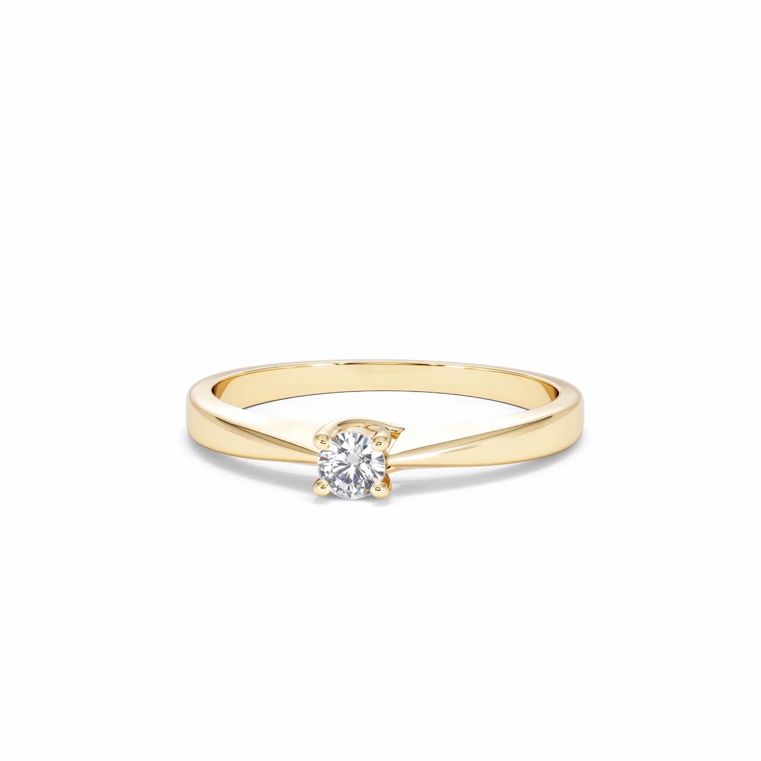 Naomi Lab Diamond Engagement Ring 0.15ct H/Si in 9K Gold - Image 86