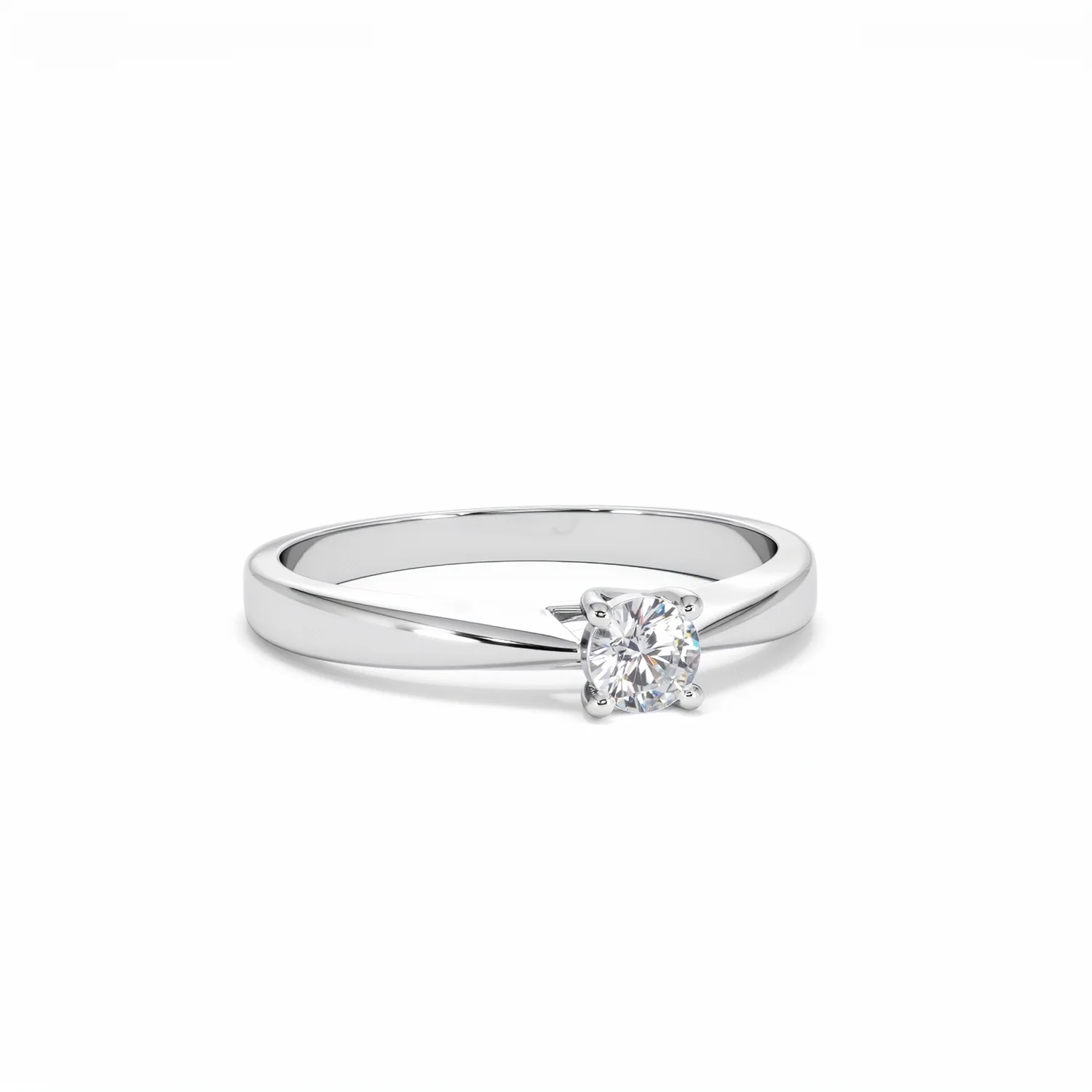 Naomi Lab Diamond Engagement Ring 0.25ct H/Si 9K White Gold - Image 12