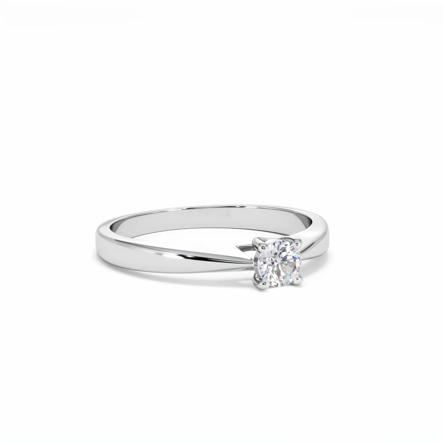 Naomi Lab Diamond Engagement Ring 0.25ct H/Si 9K White Gold - Image 14