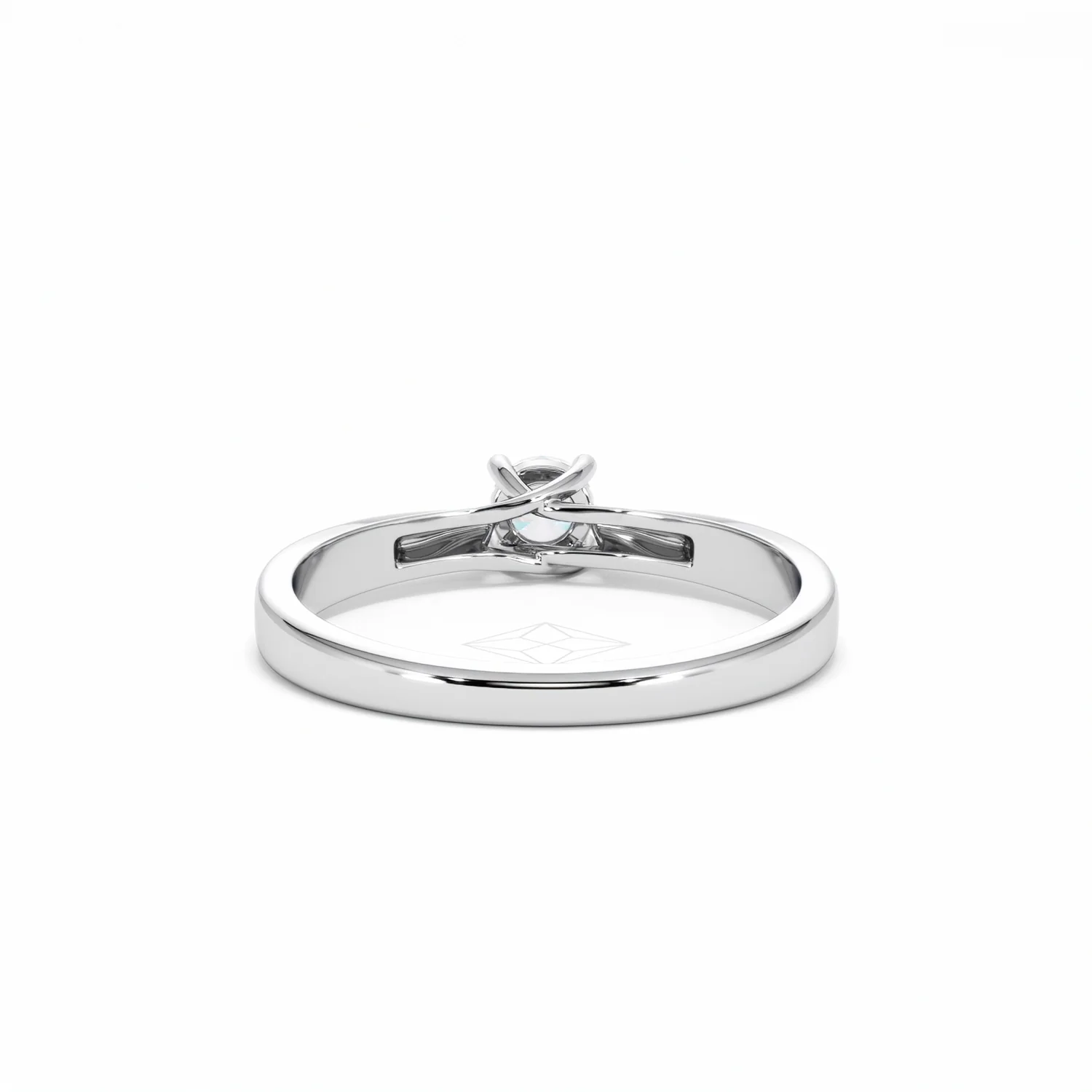 Naomi Lab Diamond Engagement Ring 0.25ct H/Si 9K White Gold - Image 48