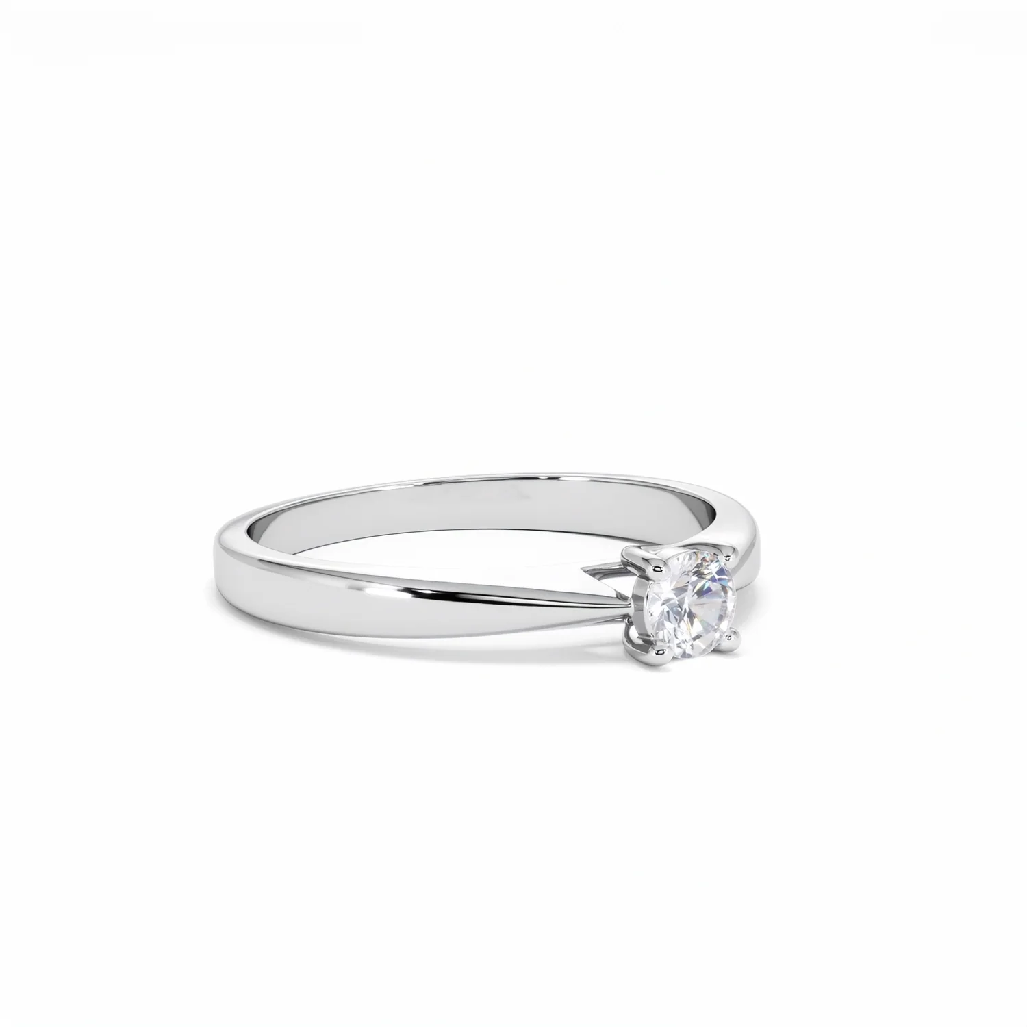 Naomi Lab Diamond Engagement Ring 0.25ct H/Si in 925 Silver - Image 16