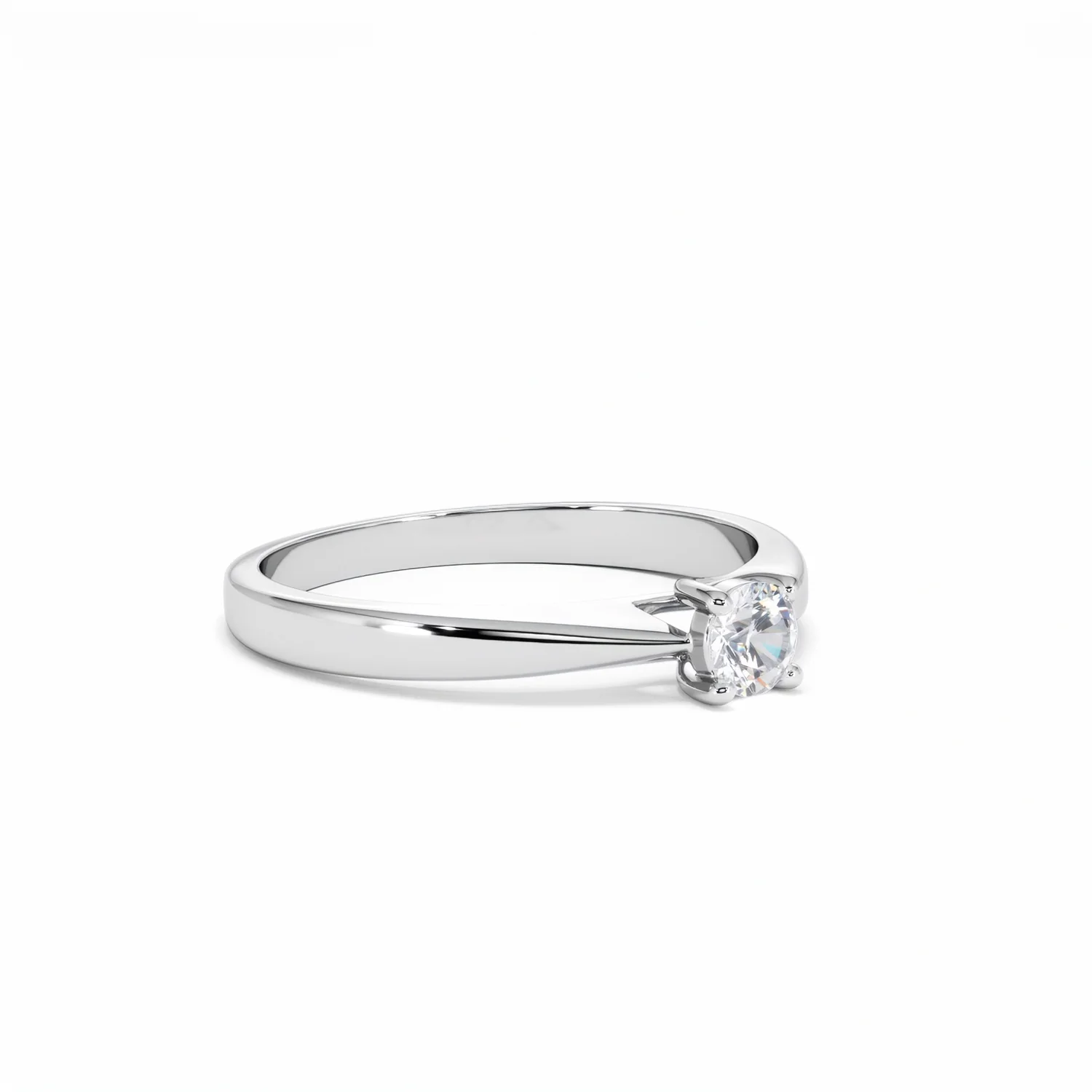 Naomi Lab Diamond Engagement Ring 0.25ct H/Si in 925 Silver - Image 17