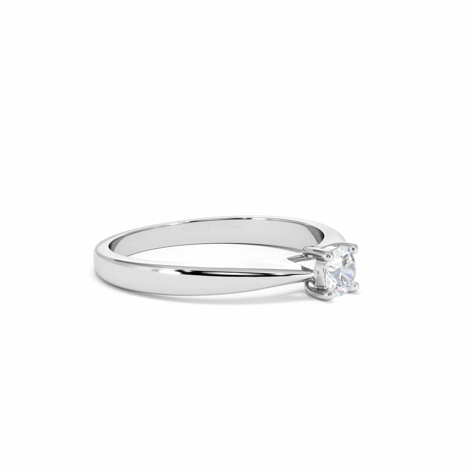 Naomi Lab Diamond Engagement Ring 0.25ct H/Si in 925 Silver - Image 19