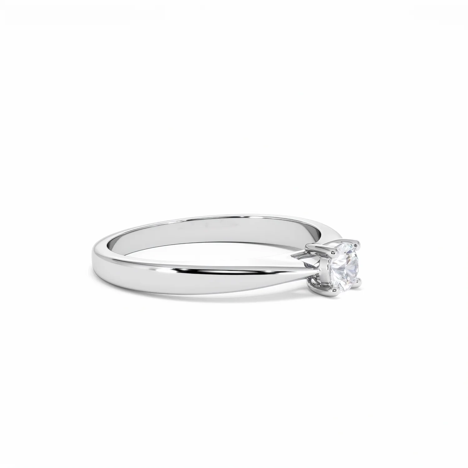 Naomi Lab Diamond Engagement Ring 0.25ct H/Si in 925 Silver - Image 20