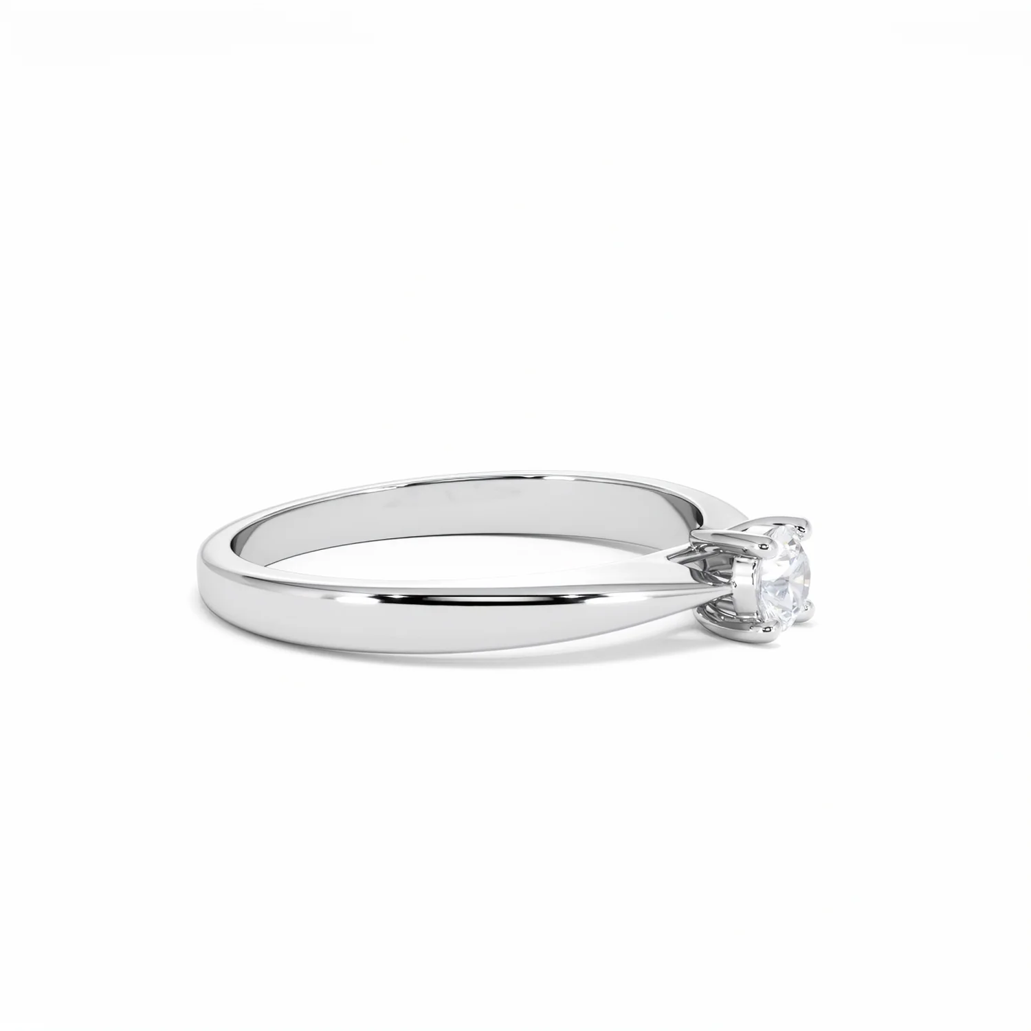 Naomi Lab Diamond Engagement Ring 0.25ct H/Si in 925 Silver - Image 22
