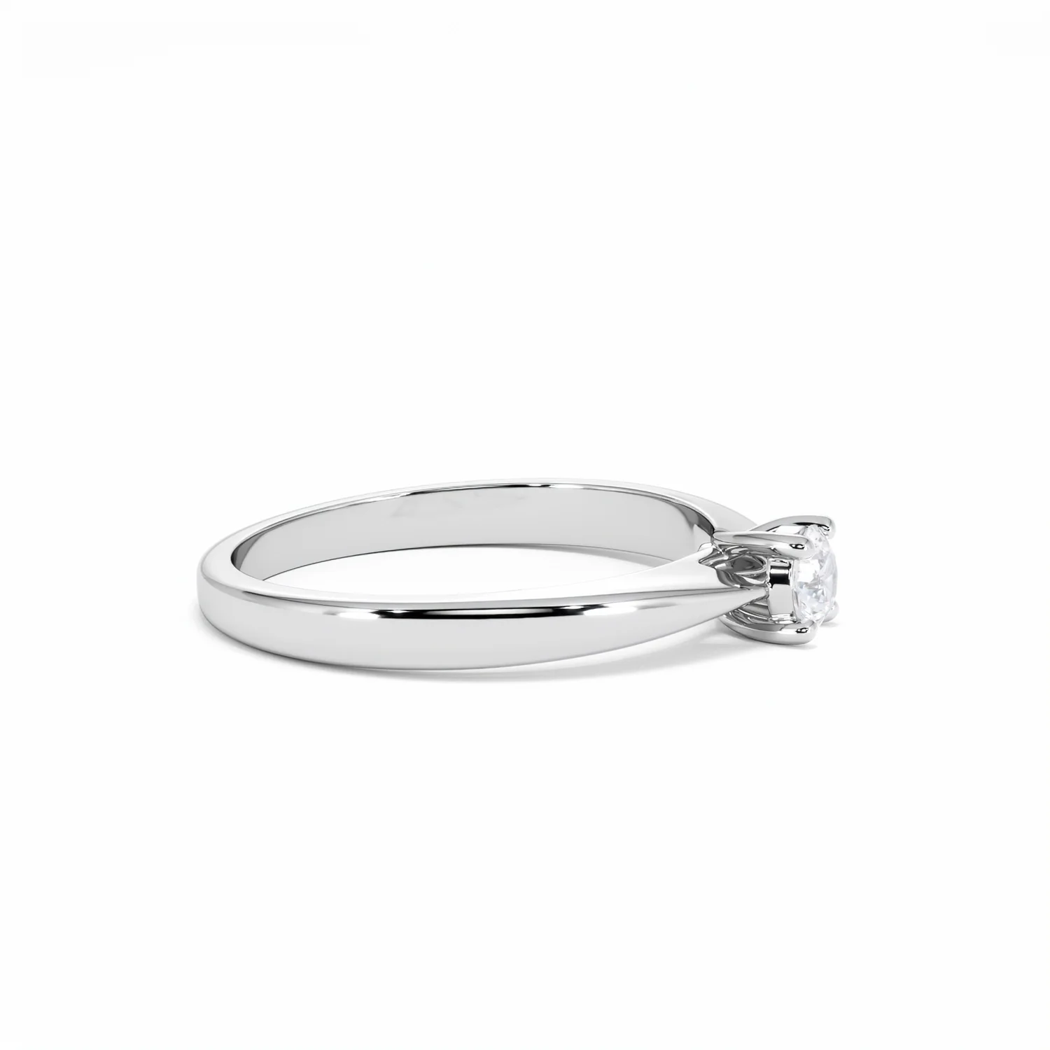 Naomi Lab Diamond Engagement Ring 0.25ct H/Si in 925 Silver - Image 24