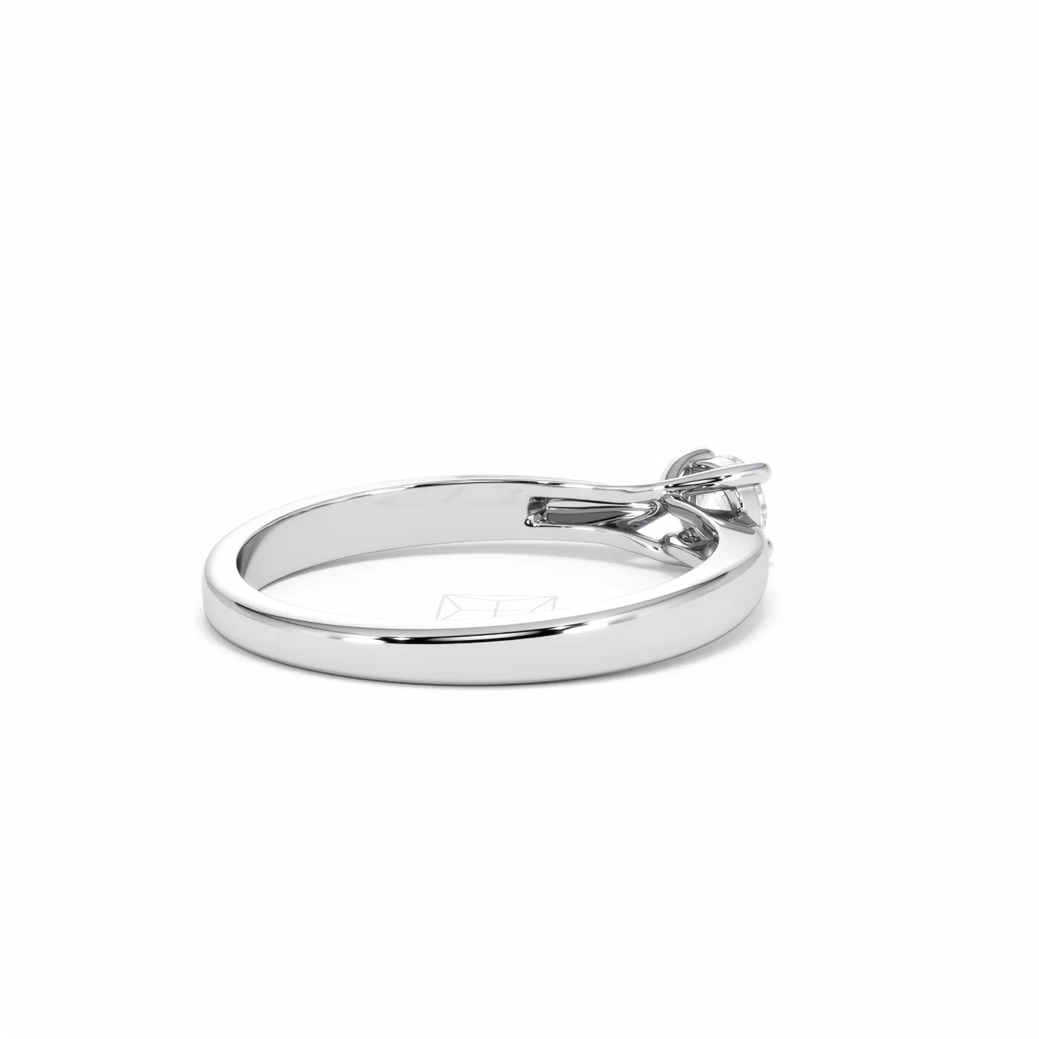 Naomi Lab Diamond Engagement Ring 0.25ct H/Si in 925 Silver - Image 37
