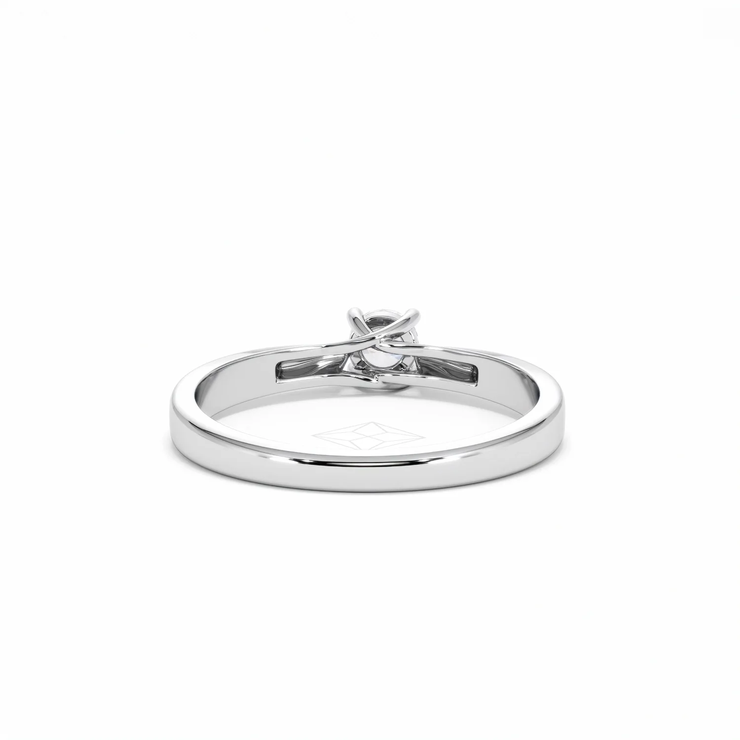 Naomi Lab Diamond Engagement Ring 0.25ct H/Si in 925 Silver - Image 47