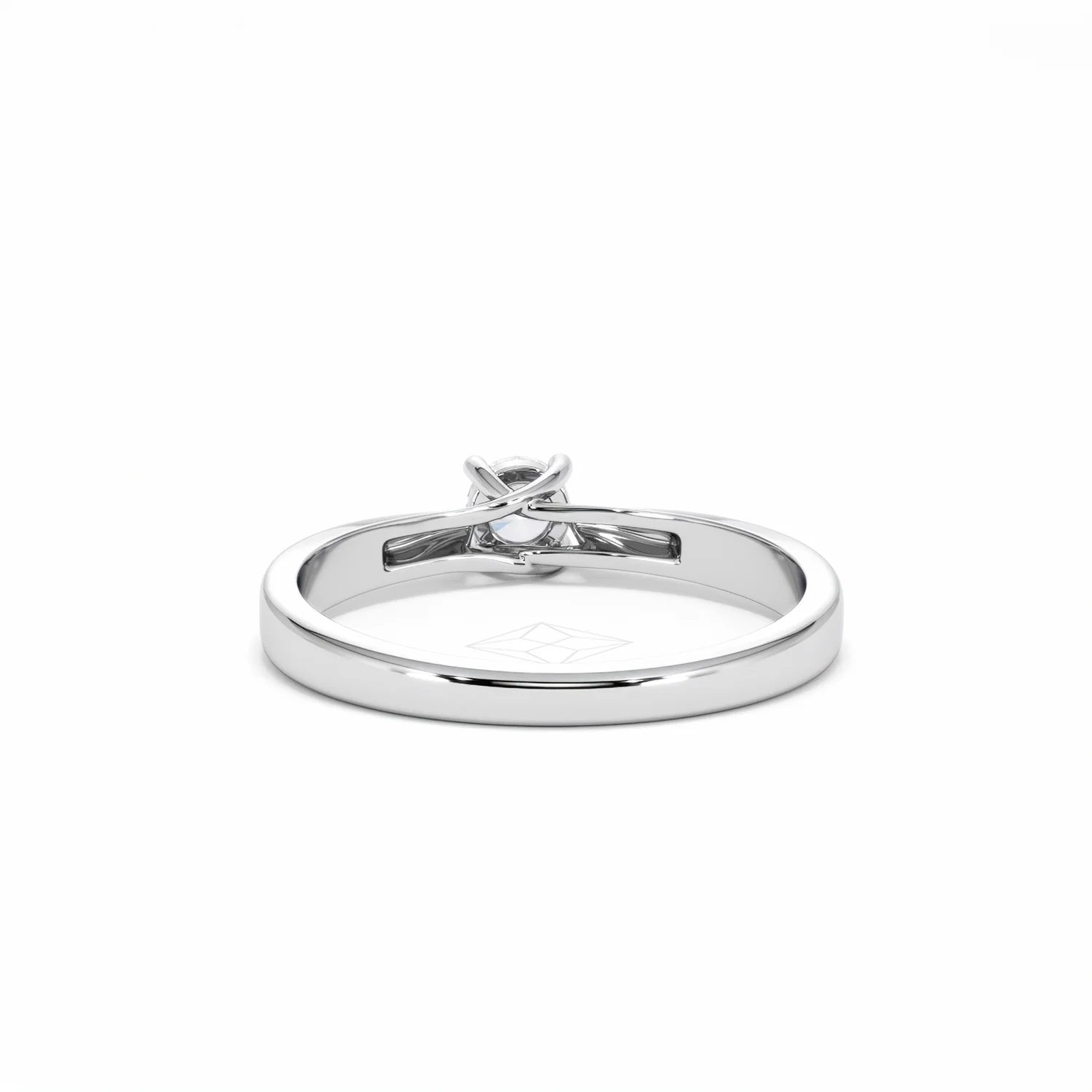 Naomi Lab Diamond Engagement Ring 0.25ct H/Si in 925 Silver - Image 49