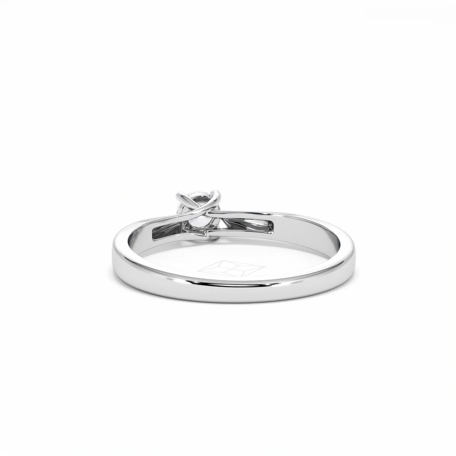 Naomi Lab Diamond Engagement Ring 0.25ct H/Si in 925 Silver - Image 51