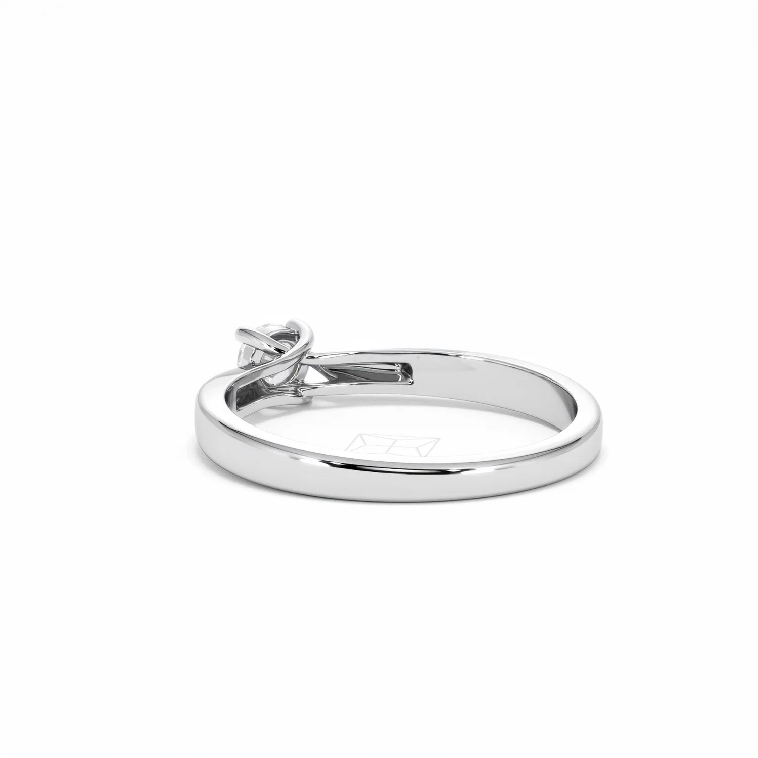 Naomi Lab Diamond Engagement Ring 0.25ct H/Si in 925 Silver - Image 55