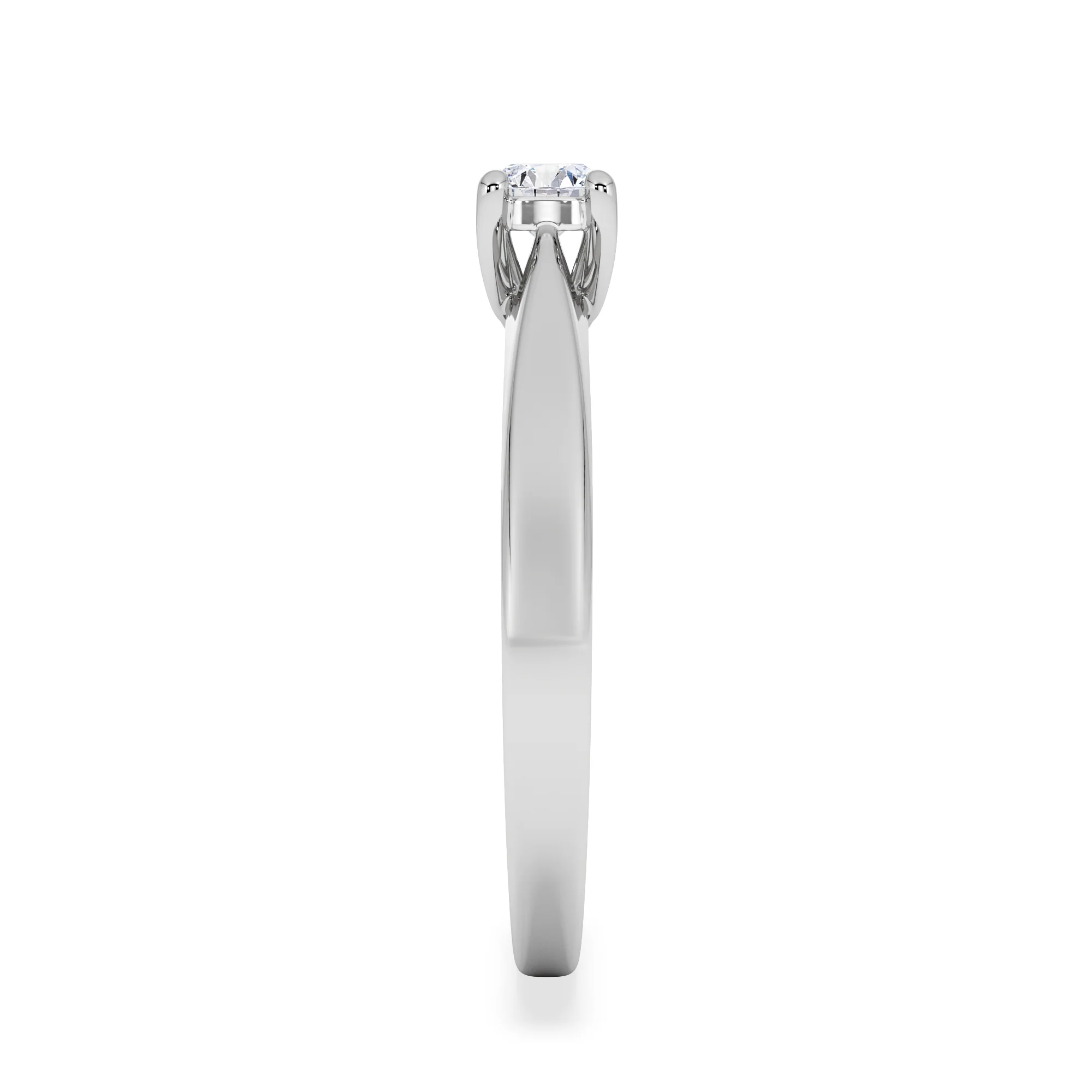 Naomi Lab Diamond Engagement Ring 0.25ct H/Si in 925 Silver - Image 6