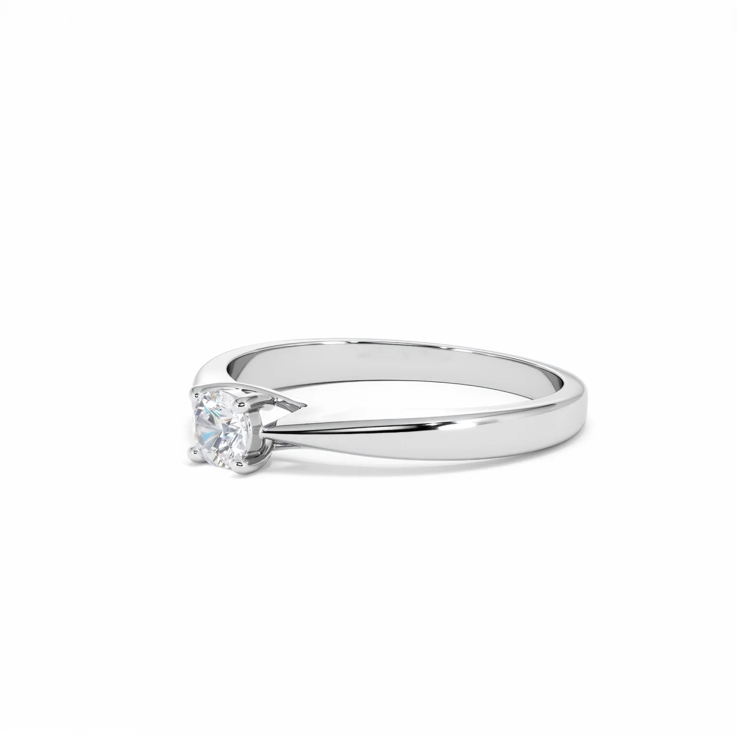 Naomi Lab Diamond Engagement Ring 0.25ct H/Si in 925 Silver - Image 78