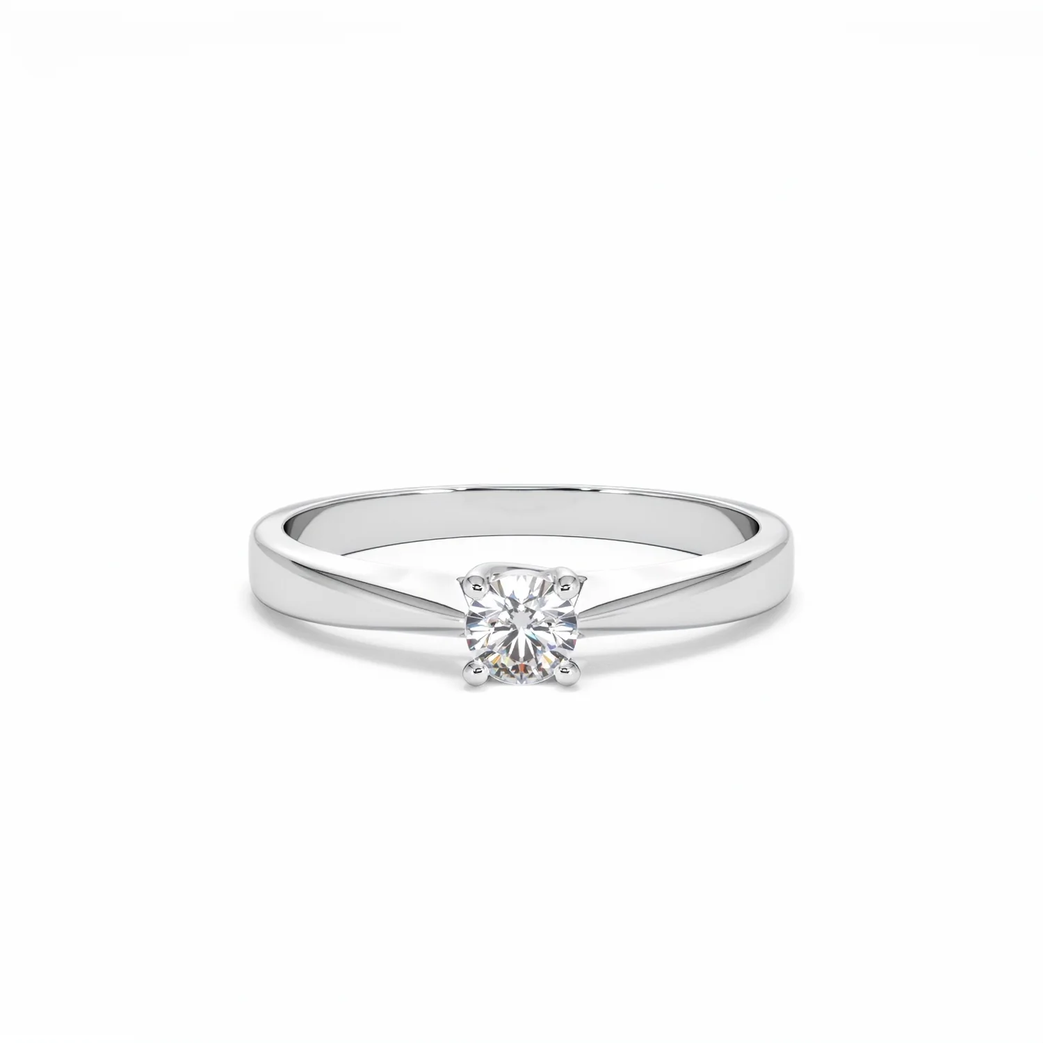 Naomi Lab Diamond Engagement Ring 0.25ct H/Si in 925 Silver - Image 8