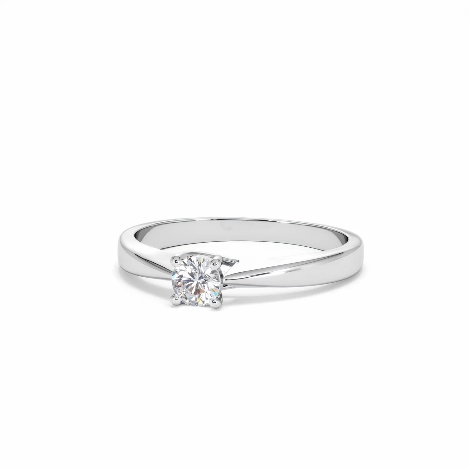 Naomi Lab Diamond Engagement Ring 0.25ct H/Si in 925 Silver - Image 84