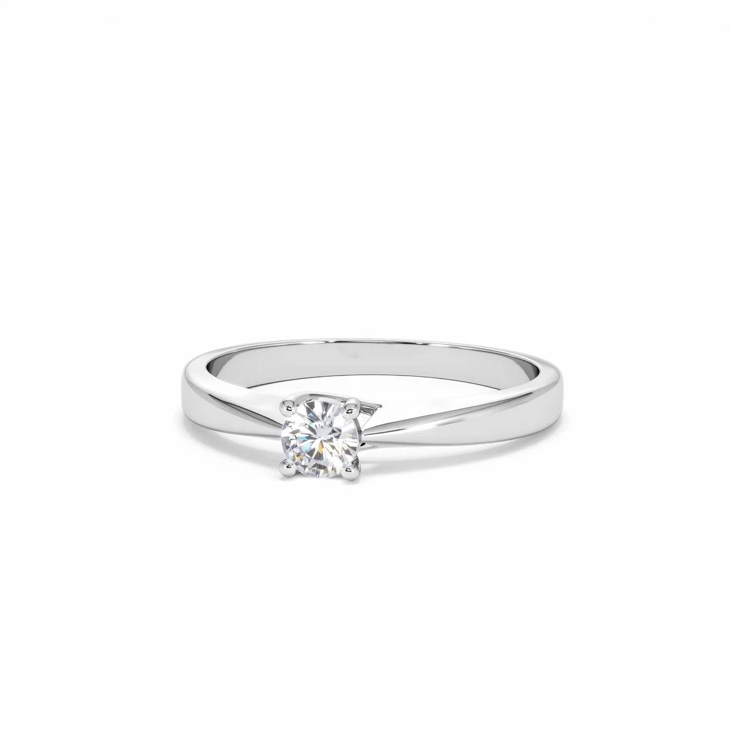 Naomi Lab Diamond Engagement Ring 0.25ct H/Si in 925 Silver - Image 85