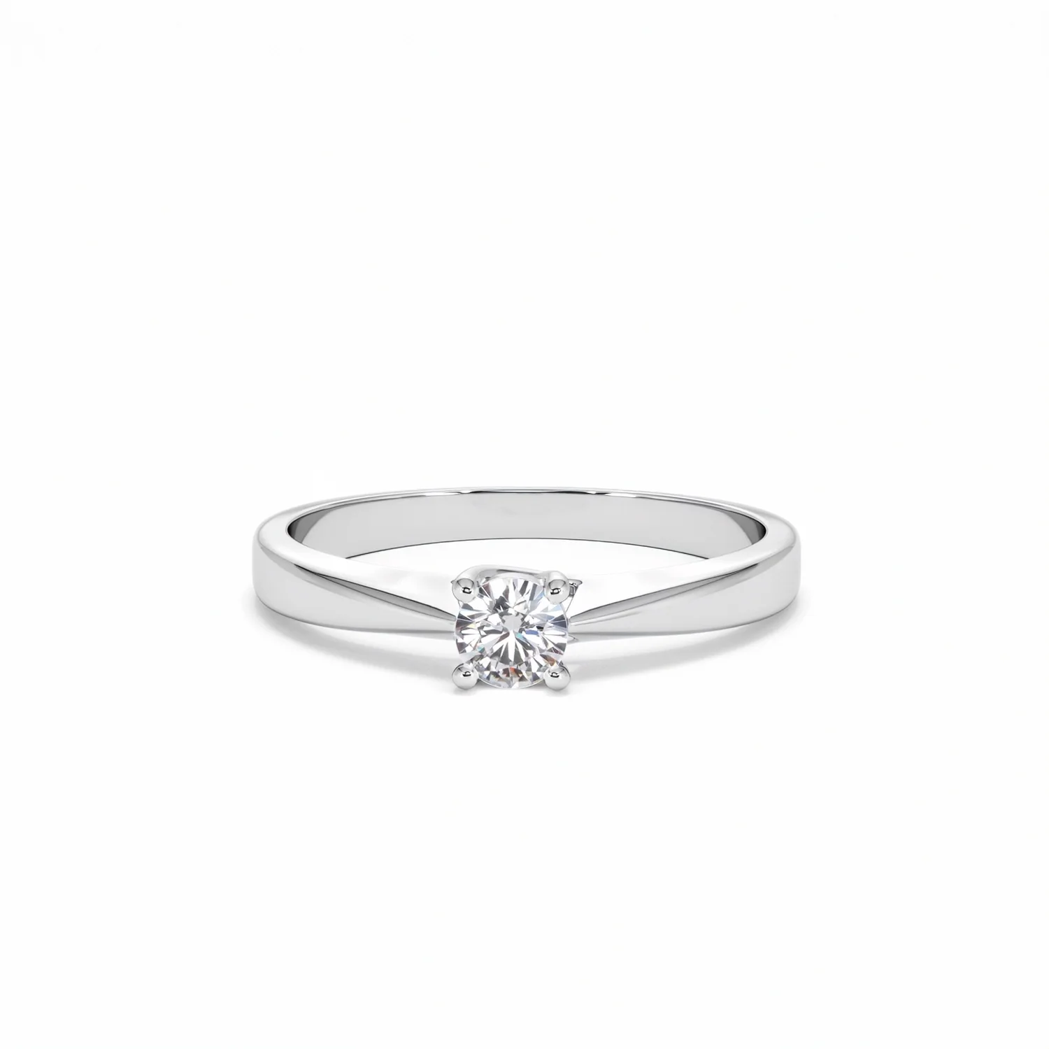 Naomi Lab Diamond Engagement Ring 0.25ct H/Si in 925 Silver - Image 87