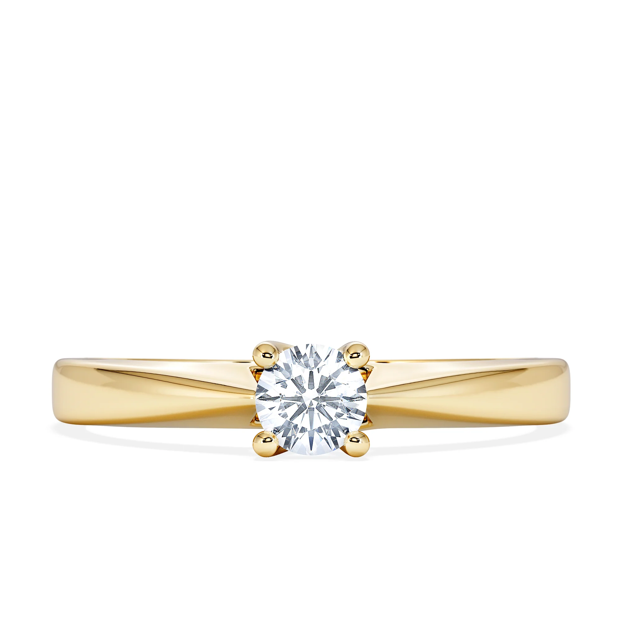Naomi Lab Diamond Engagement Ring 0.25ct H/Si in 9K Gold - Image 5