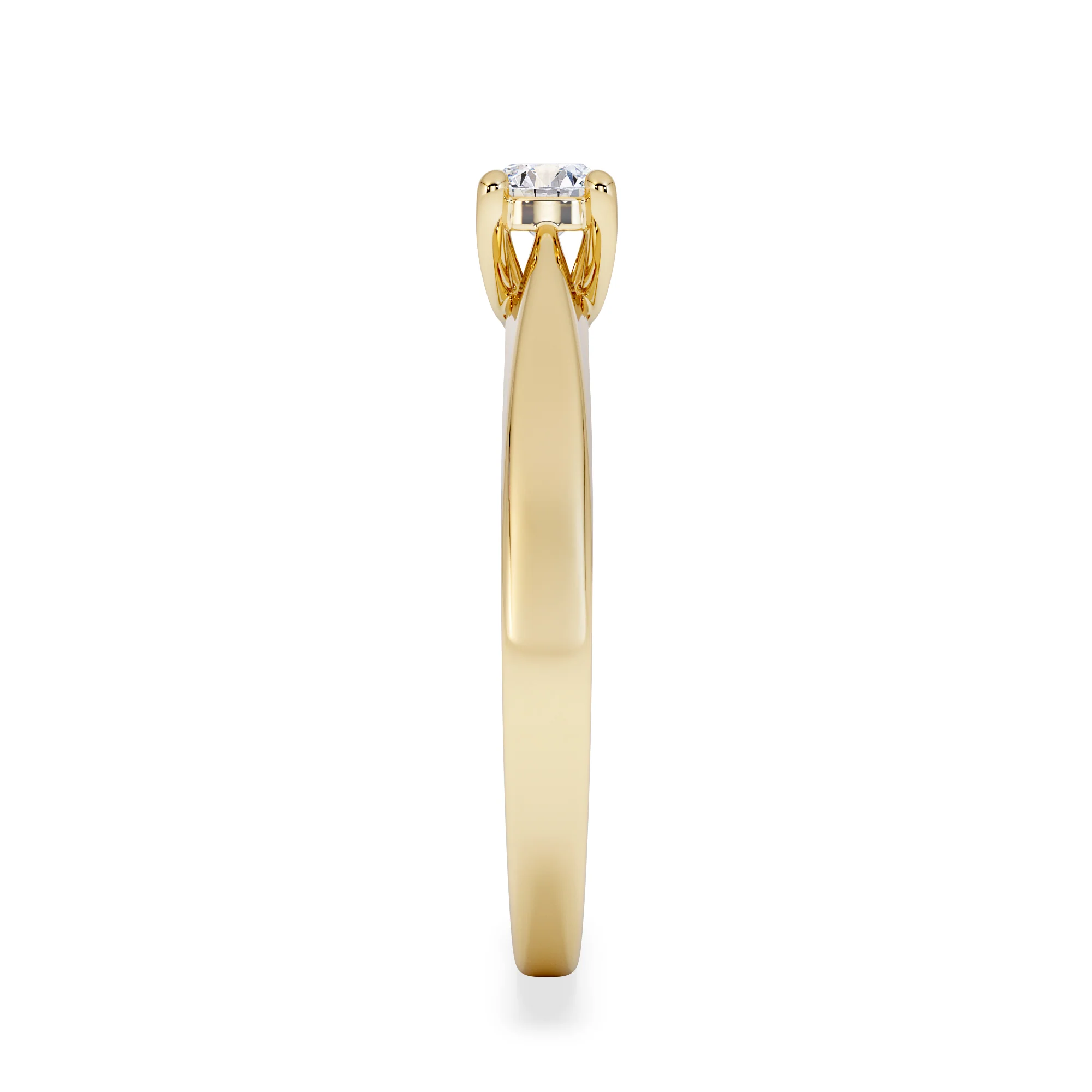 Naomi Lab Diamond Engagement Ring 0.25ct H/Si in 9K Gold - Image 6