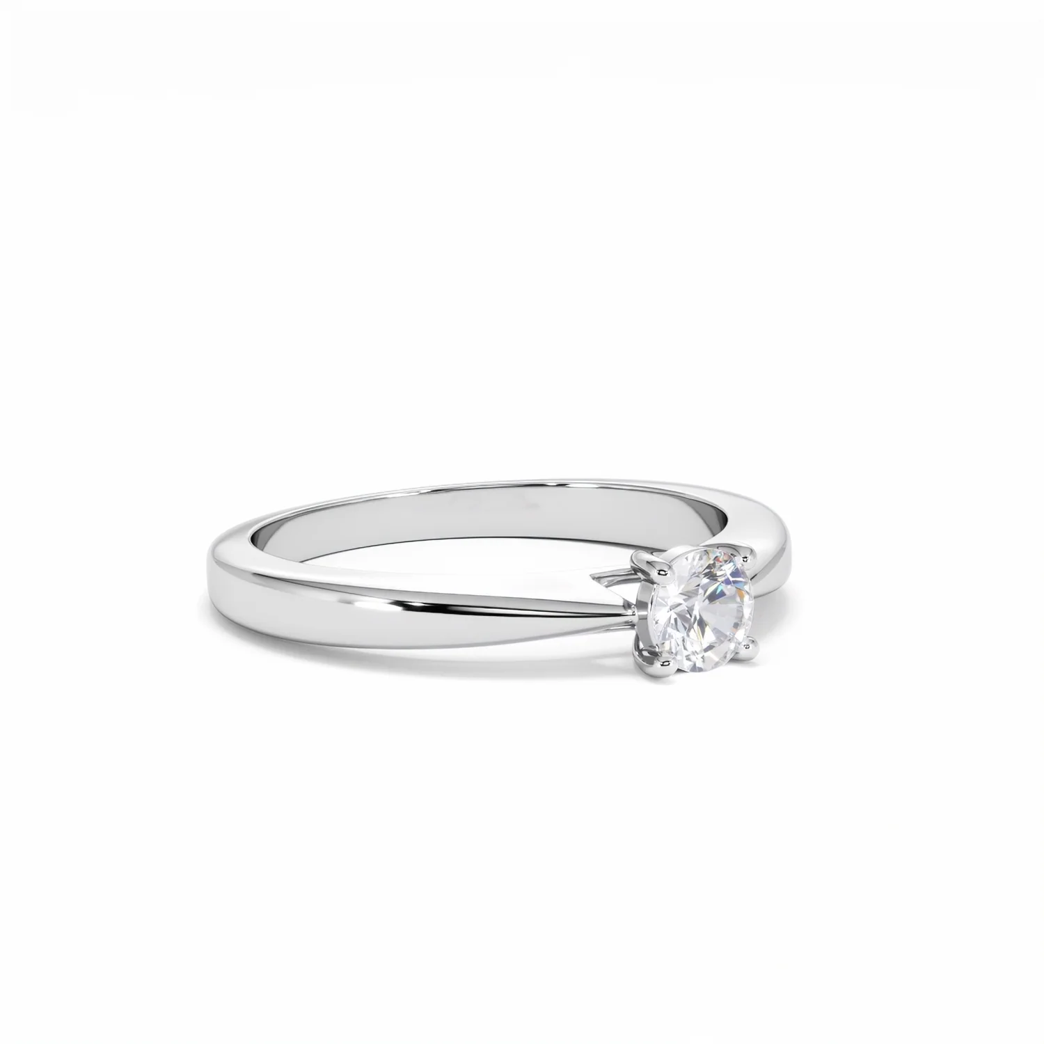 Naomi Lab Diamond Engagement Ring 0.33ct H/Si 9K White Gold - Image 16