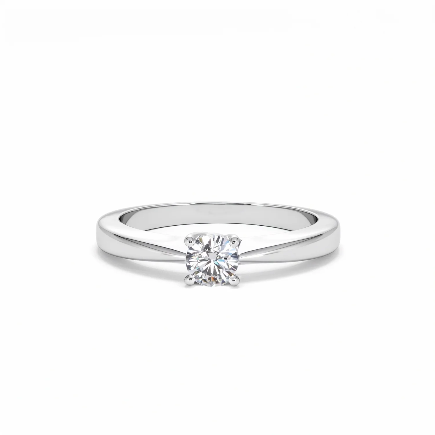Naomi Lab Diamond Engagement Ring 0.33ct H/Si 9K White Gold - Image 87