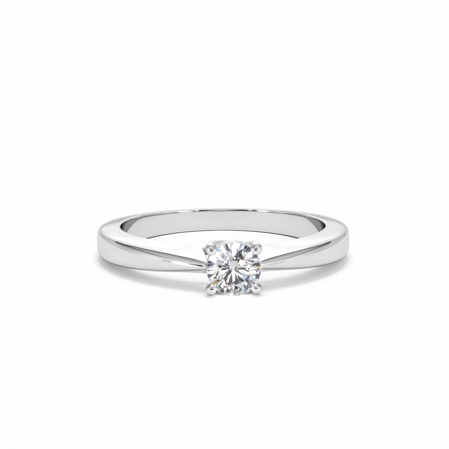 Naomi Lab Diamond Engagement Ring 0.33ct H/Si 9K White Gold - Image 9