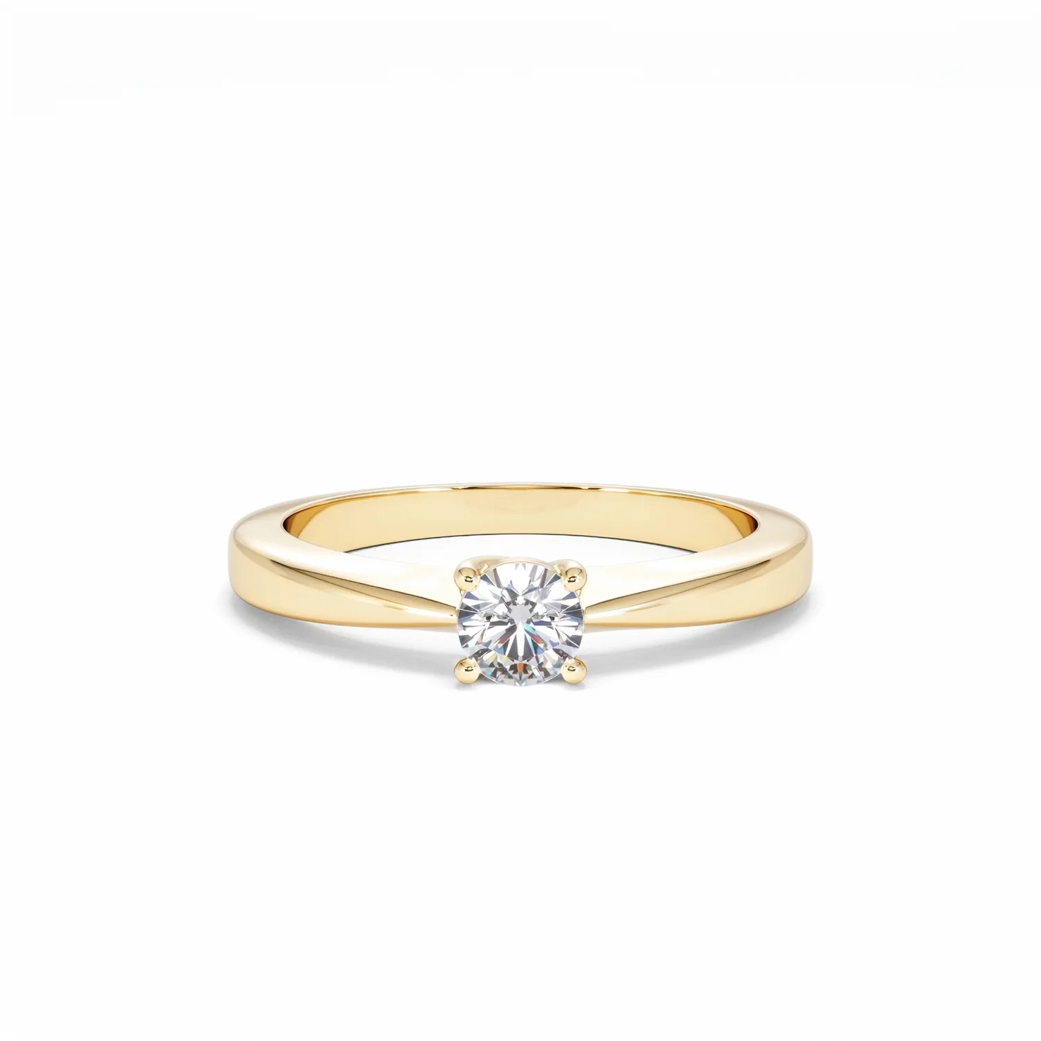 Naomi Lab Diamond Engagement Ring 0.33ct H/Si in 9K Gold - Image 8