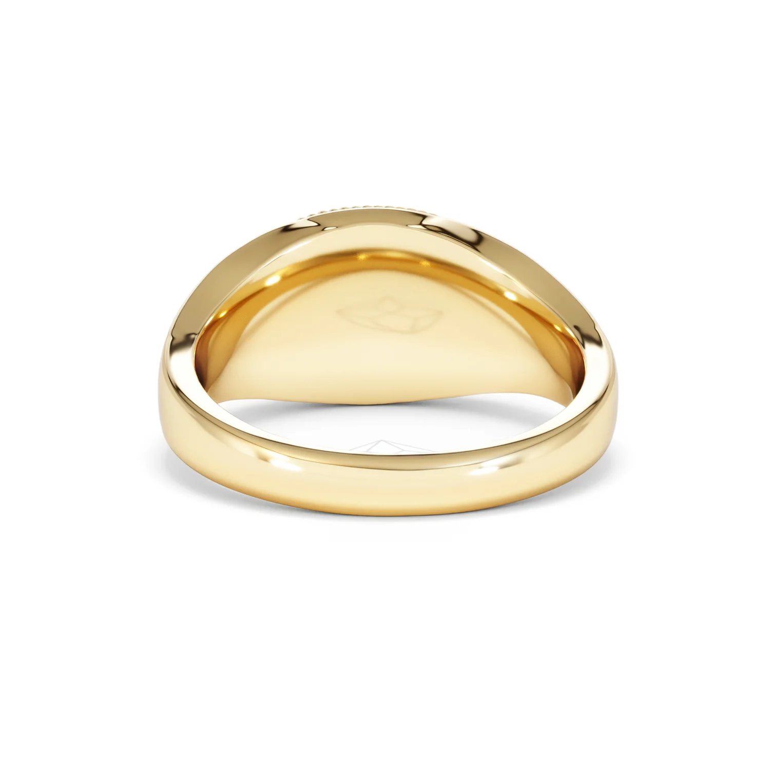 Taurus Zodiac 0.01ct Lab Diamond Signet Ring in 18K Gold Vermeil - Image 48