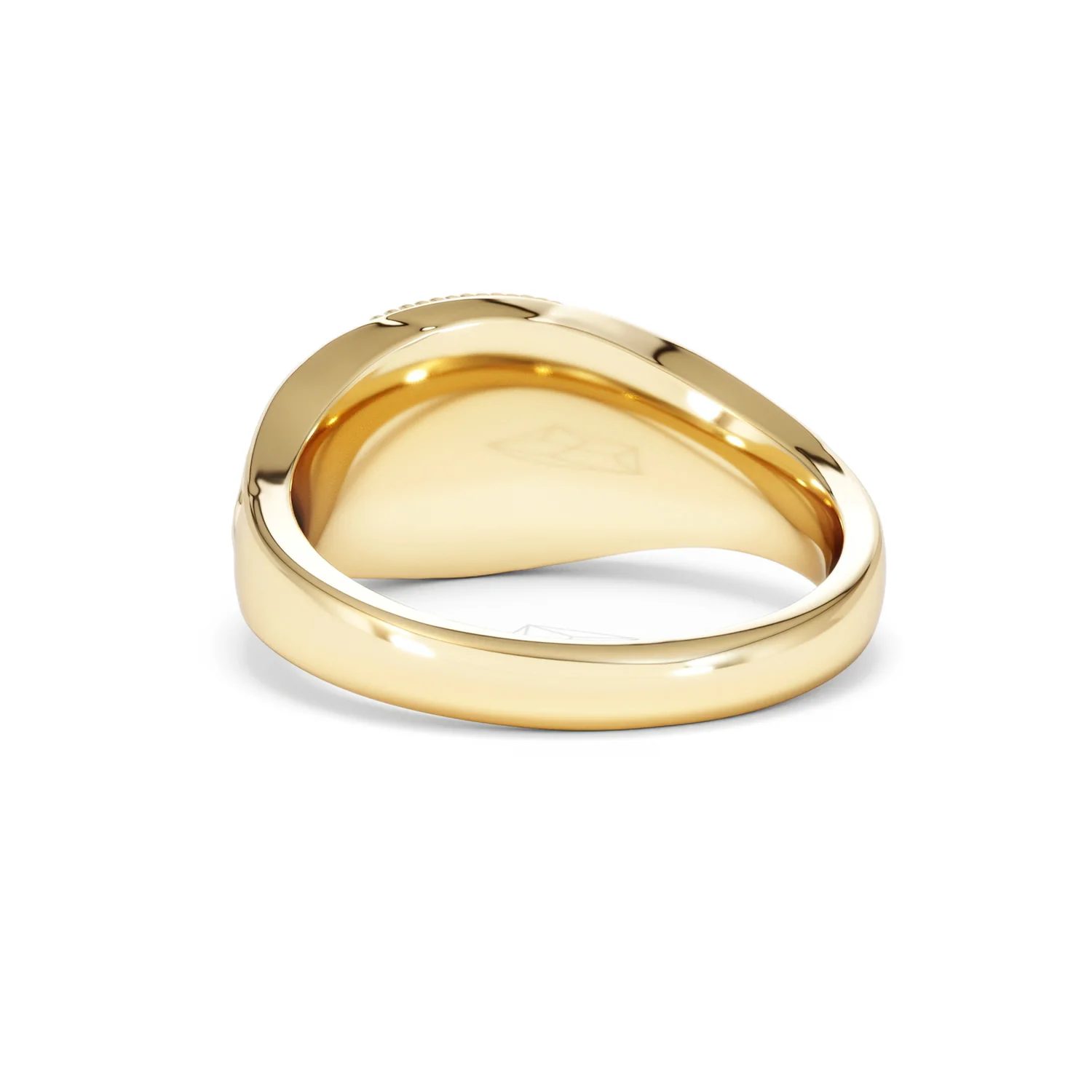 Taurus Zodiac 0.01ct Lab Diamond Signet Ring in 18K Gold Vermeil - Image 51