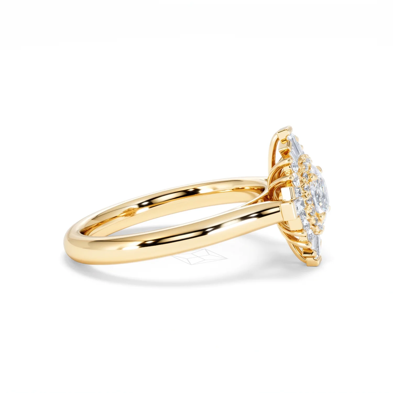 The Radiance Lab Diamond Ring 0.52ct H/SI Set in 18K Gold Vermeil - Image 27