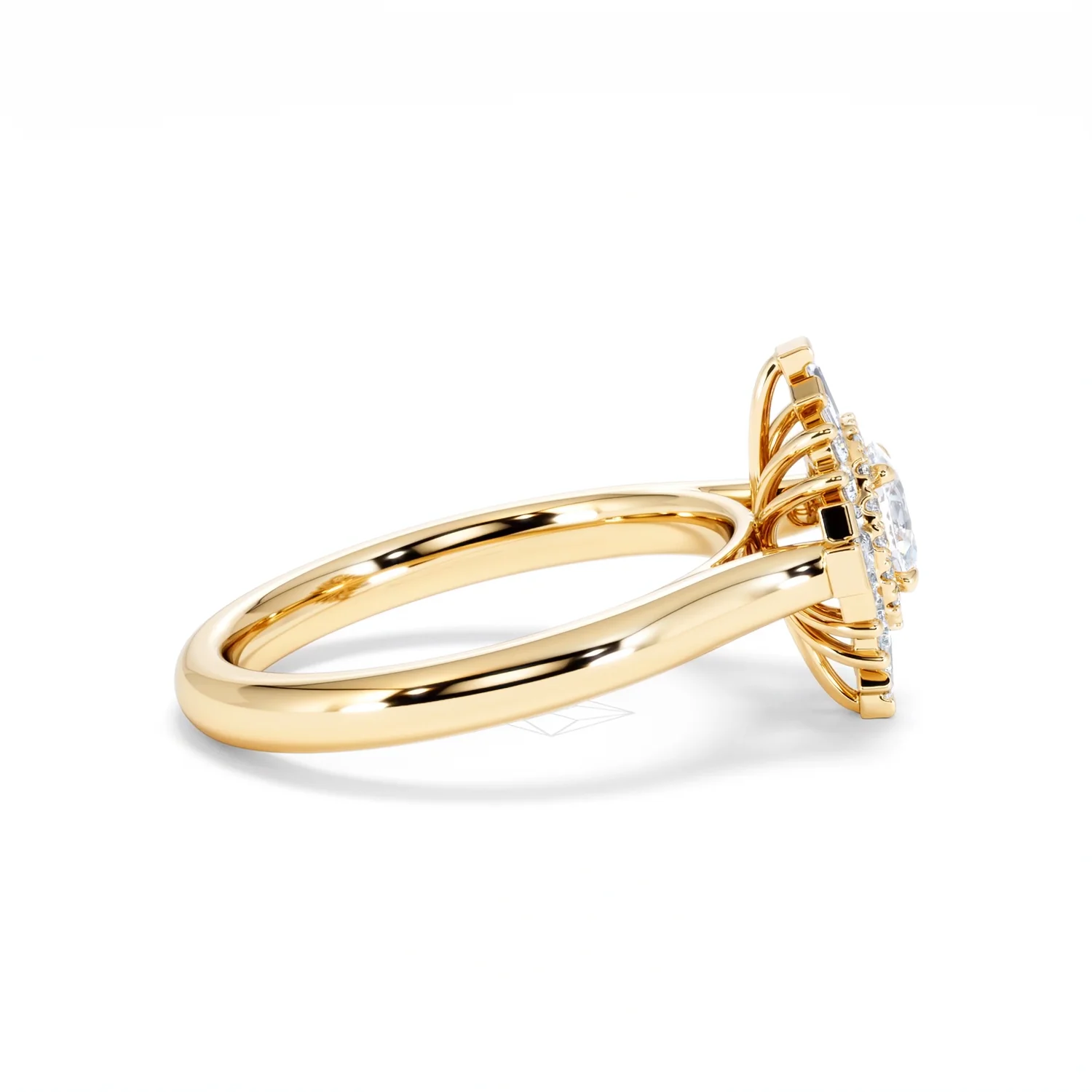 The Radiance Lab Diamond Ring 0.52ct H/SI Set in 18K Gold Vermeil - Image 30