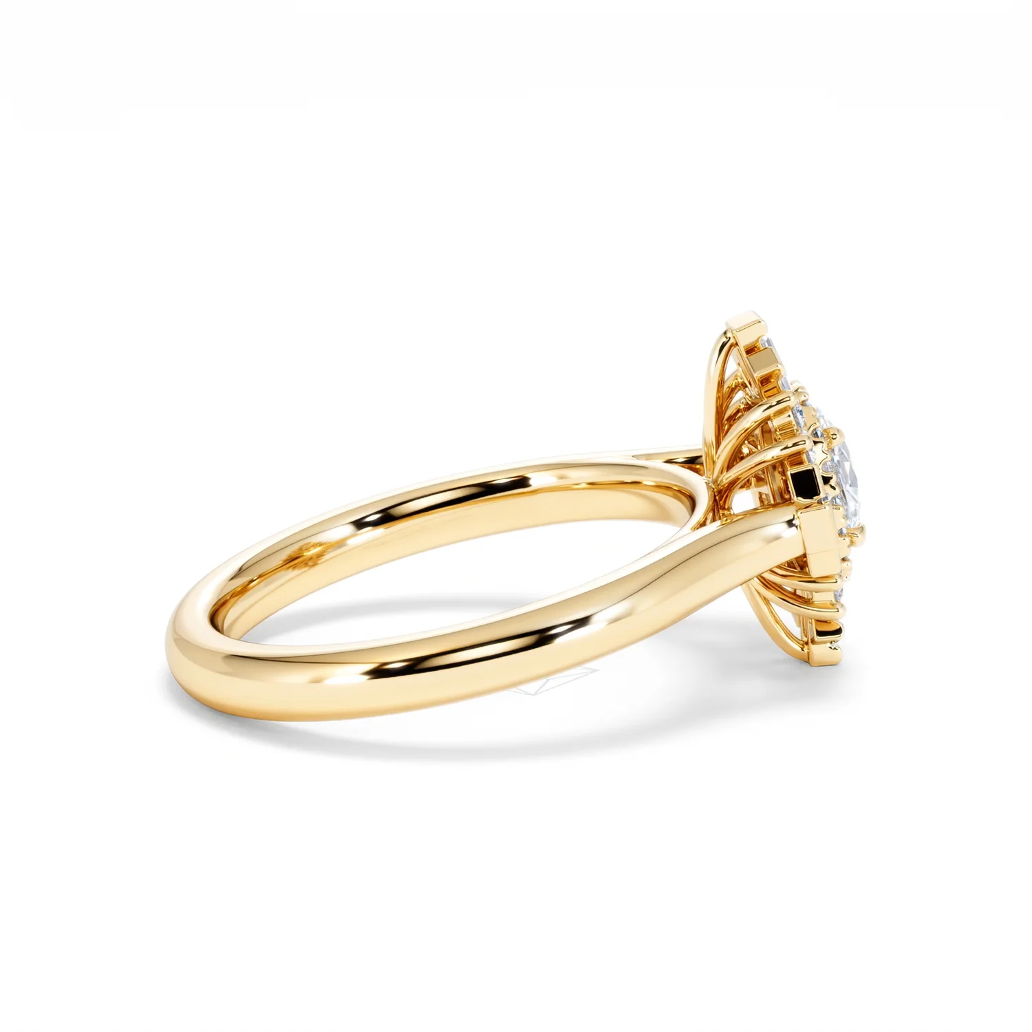 The Radiance Lab Diamond Ring 0.52ct H/SI Set in 18K Gold Vermeil - Image 32