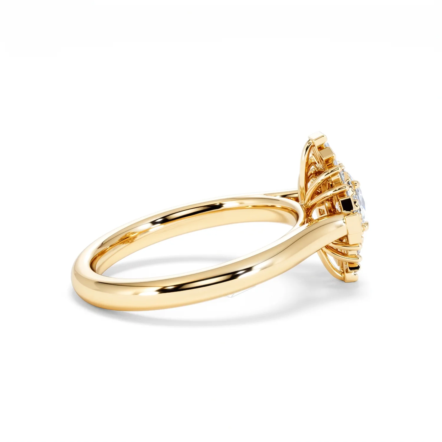 The Radiance Lab Diamond Ring 0.52ct H/SI Set in 18K Gold Vermeil - Image 33