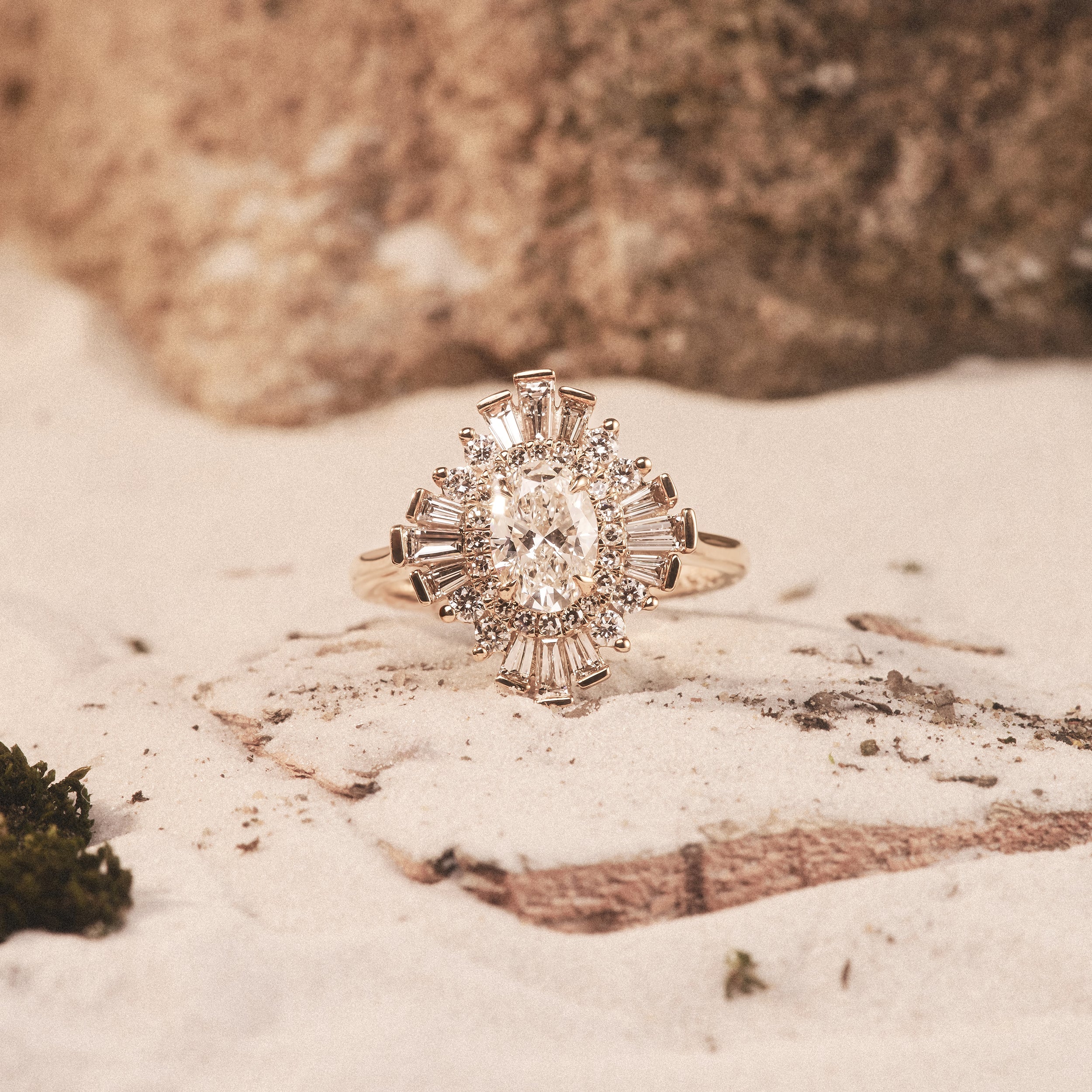 The Radiance Lab Diamond Ring 0.52ct H/SI Set in 18K Gold Vermeil - Image 4