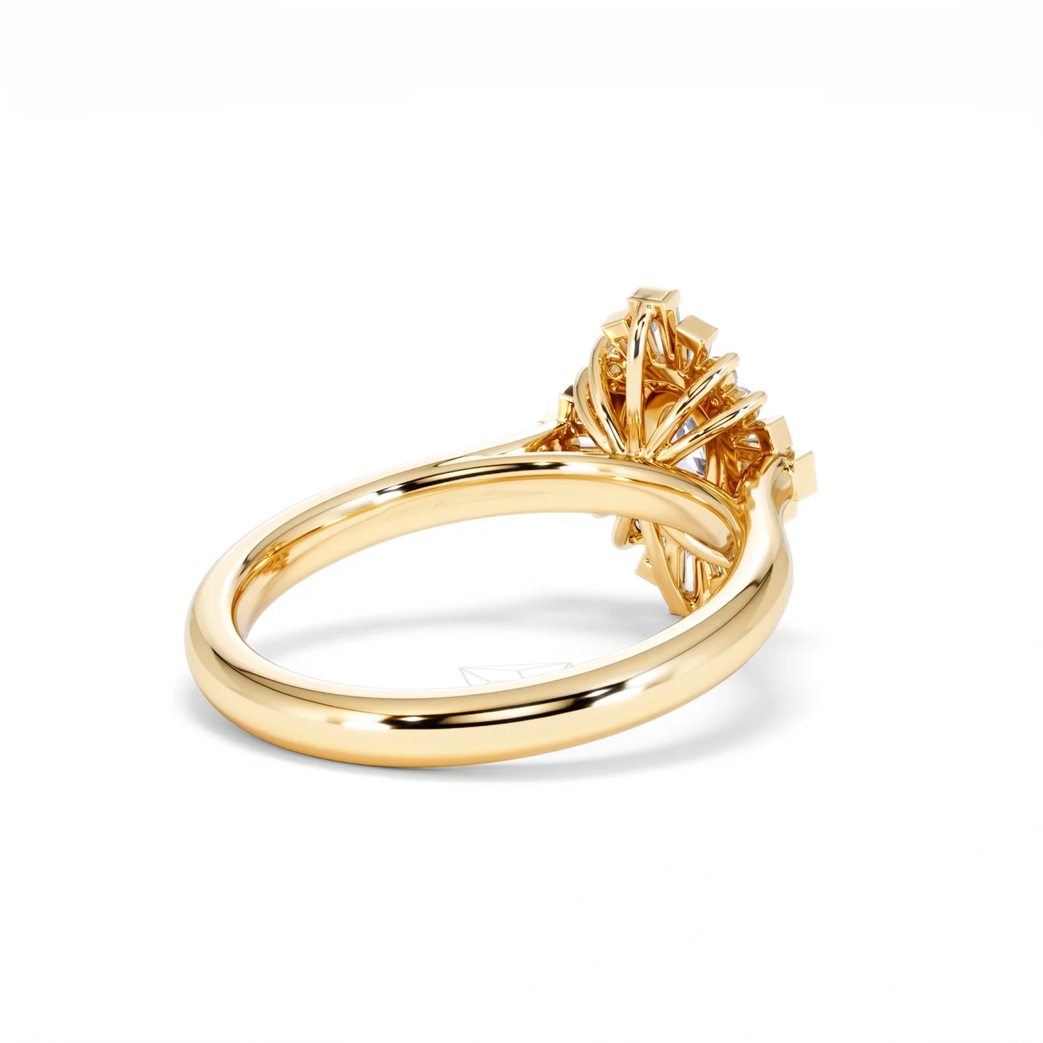 The Radiance Lab Diamond Ring 0.52ct H/SI Set in 18K Gold Vermeil - Image 42