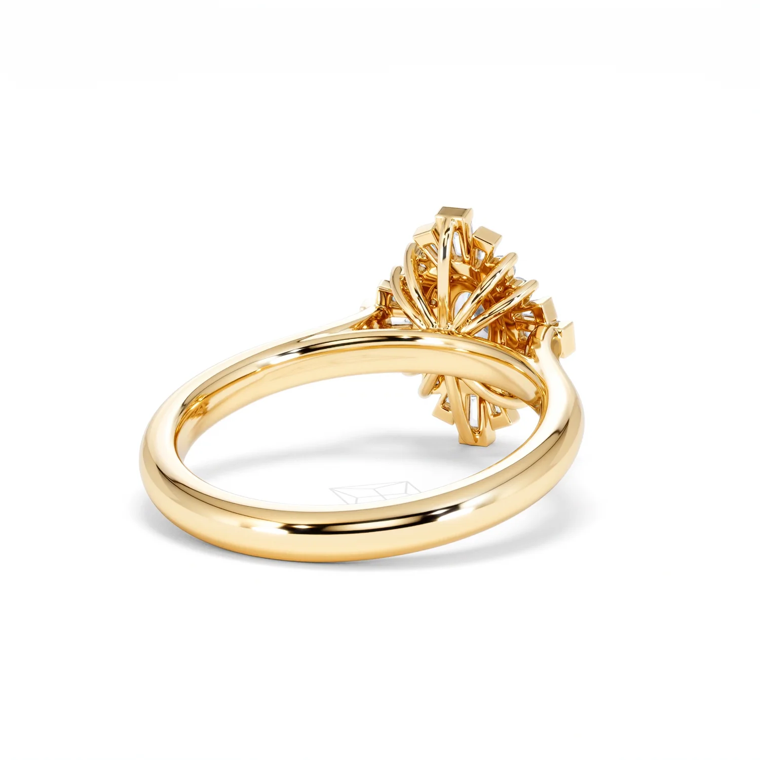 The Radiance Lab Diamond Ring 0.52ct H/SI Set in 18K Gold Vermeil - Image 44