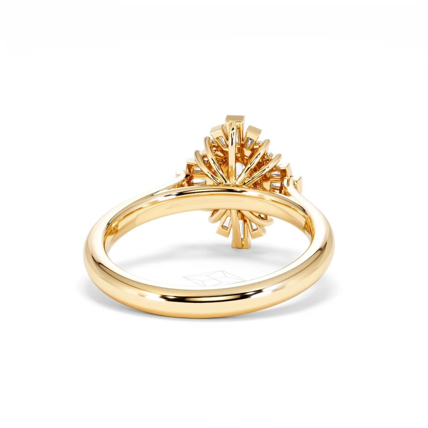 The Radiance Lab Diamond Ring 0.52ct H/SI Set in 18K Gold Vermeil - Image 47