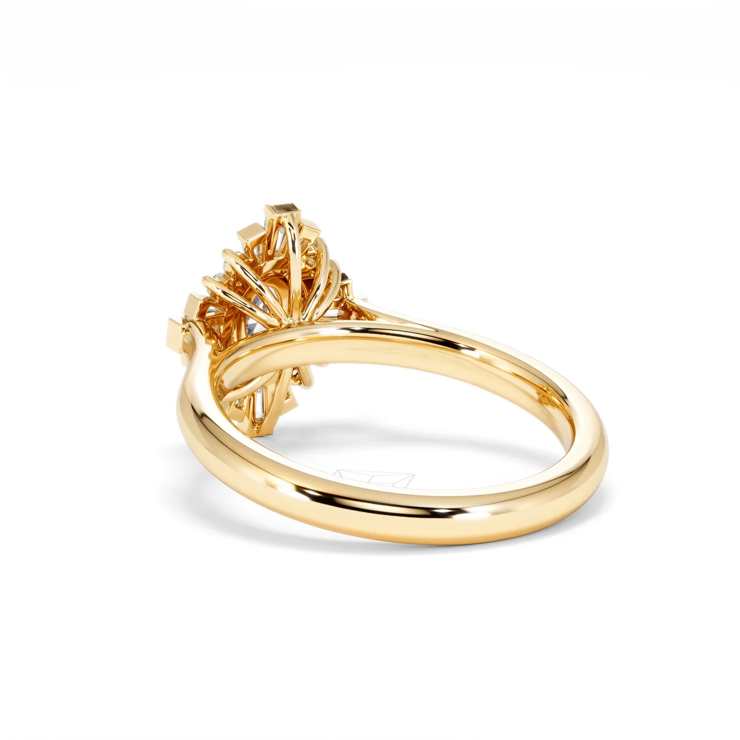 The Radiance Lab Diamond Ring 0.52ct H/SI Set in 18K Gold Vermeil - Image 57