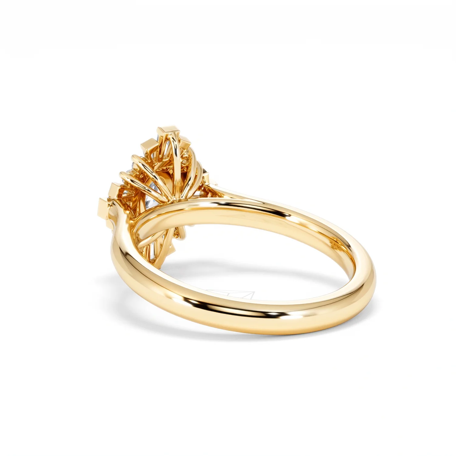 The Radiance Lab Diamond Ring 0.52ct H/SI Set in 18K Gold Vermeil - Image 58